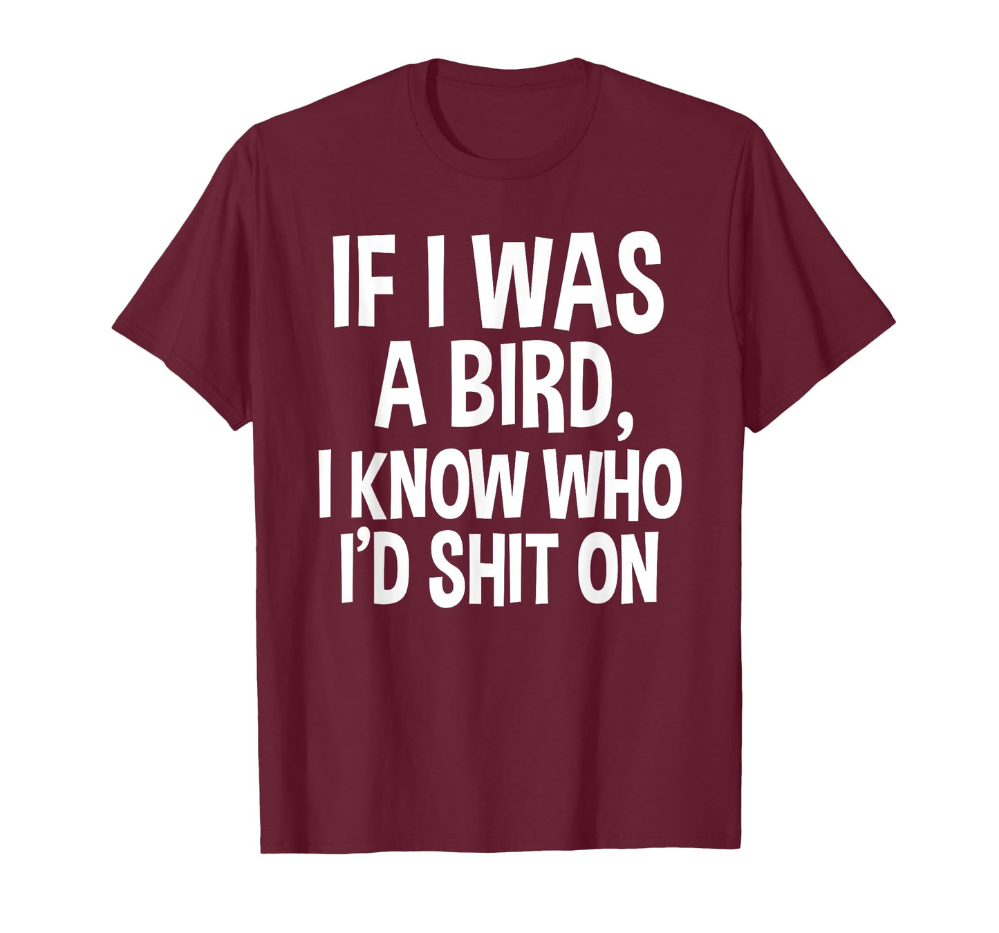 If I Was A Bird, I Know Who I'd Shit On Funny Gift Shirt T-Shirt