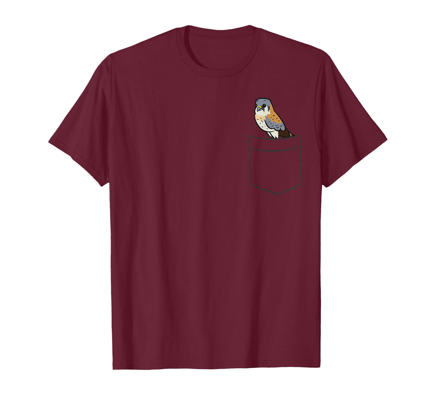 Kestrel In The Pocket Cute Pocket Kestrel Bird T-Shirt