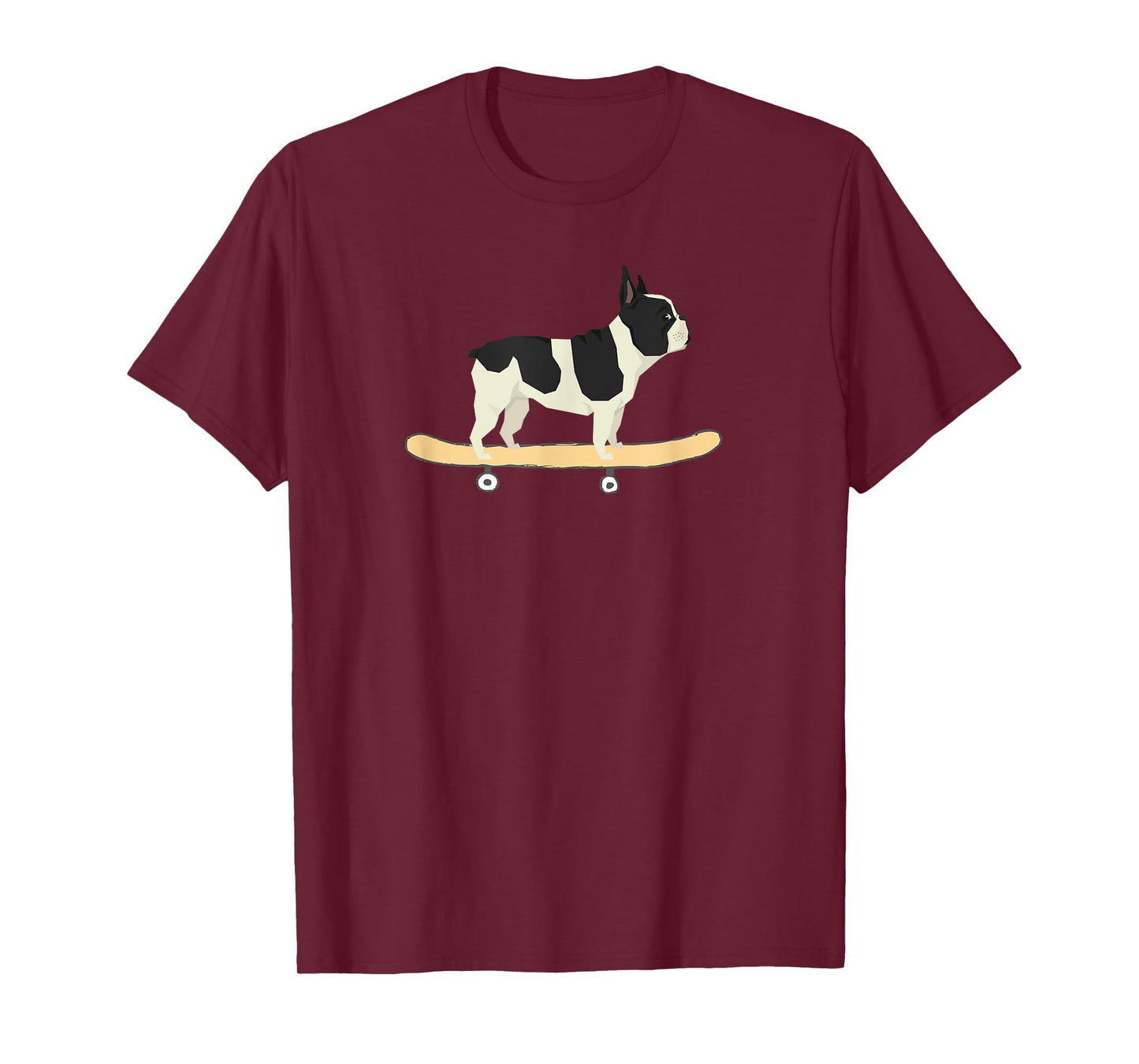 Funny Skateboarding French Bulldog Puppy Gift T-Shirt