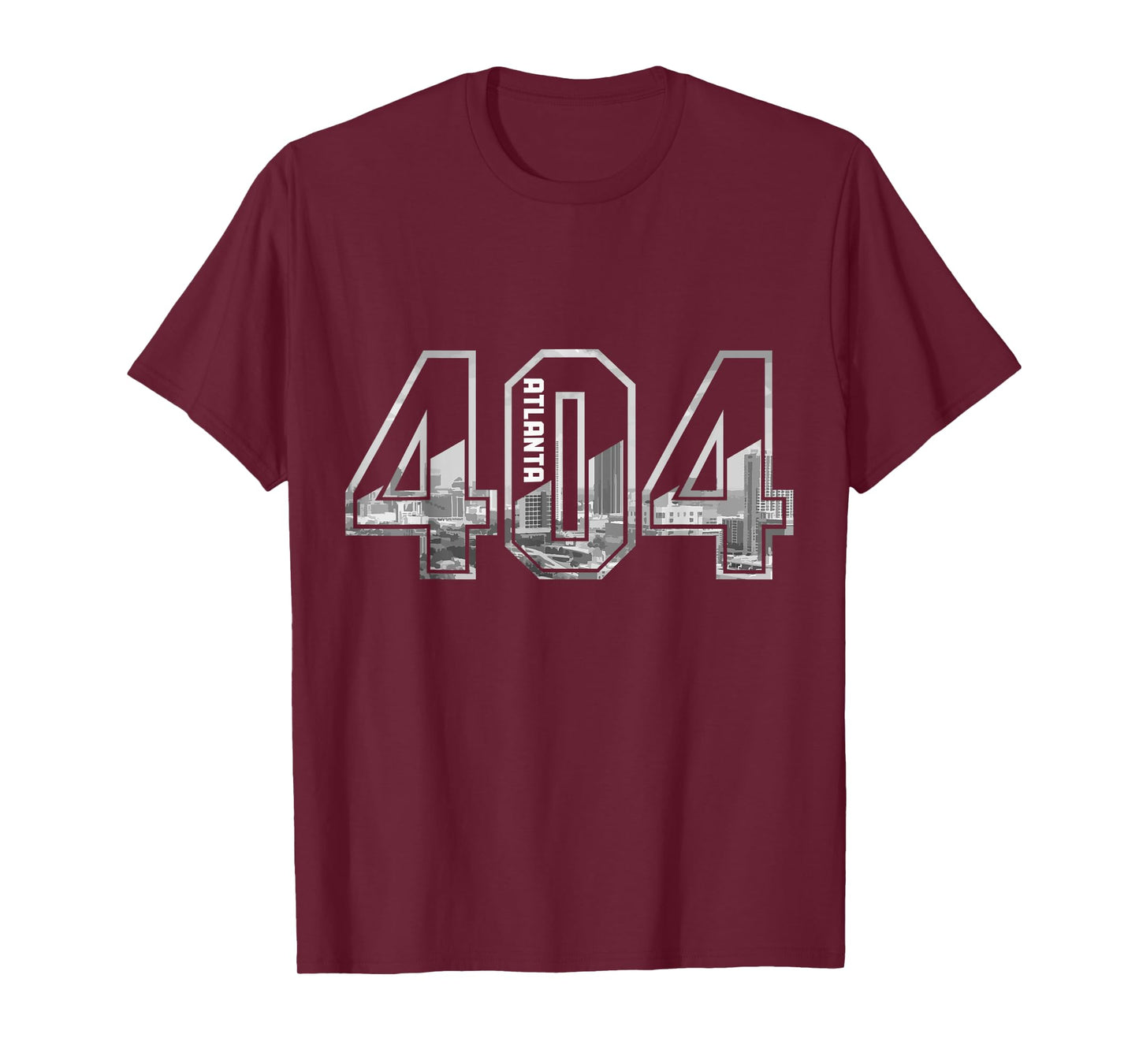 Atlanta Georgia ATL 404 Area Code Pride Skyline Vintage T-Shirt
