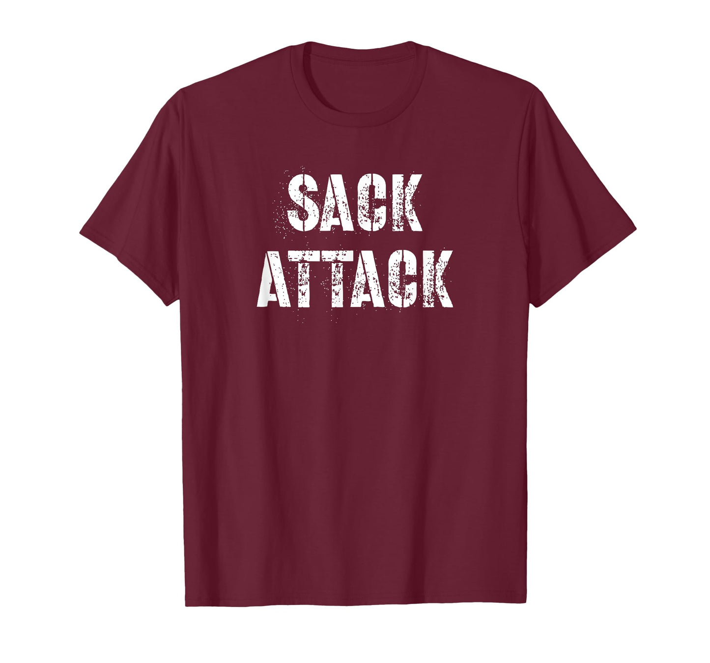 Sack Attack American Football Player Defensive Lineman T-Shirt