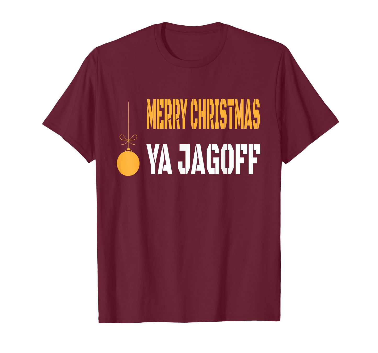 Pittsburgh Yinzer T Shirt Merry Christmas Ya Jag off Gift T-Shirt