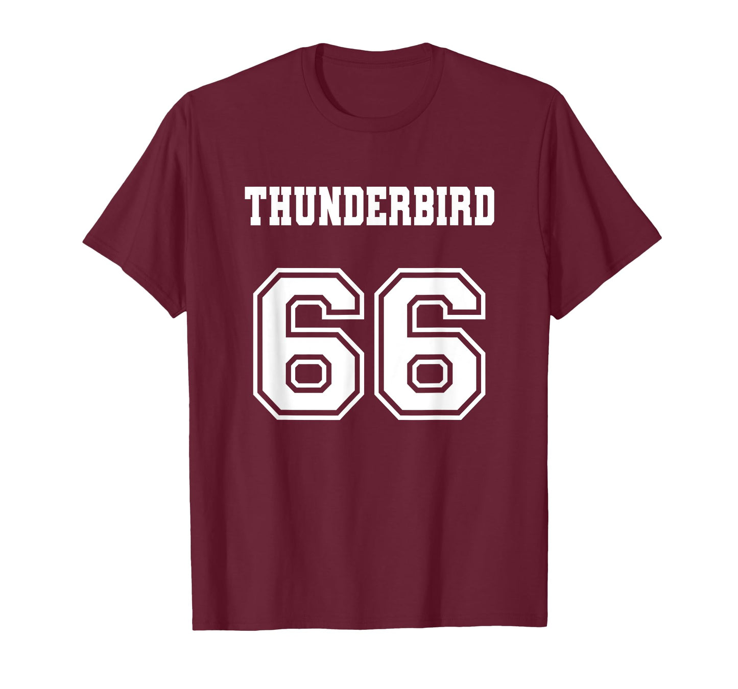Jersey Style Thunderbird 66 1966 Muscle Classic Car T-Shirt