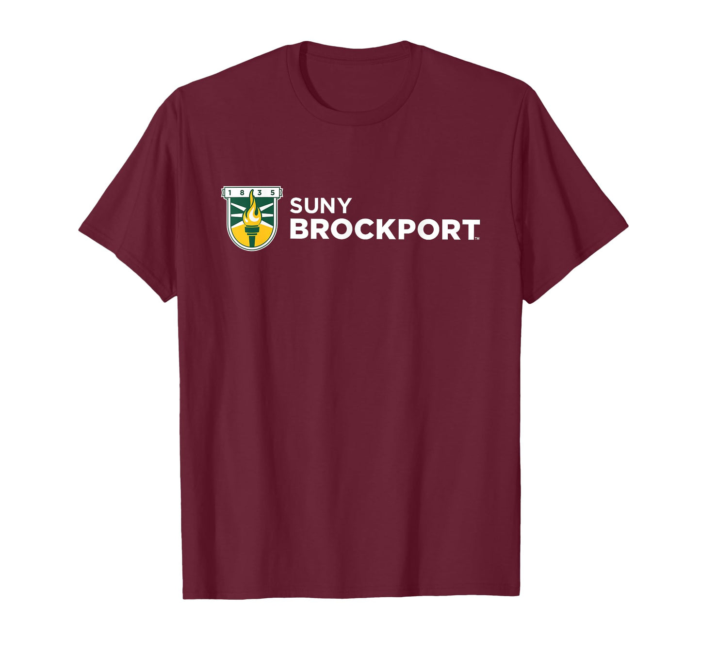 SUNY Brockport Golden Eagles Torch Logo T-Shirt