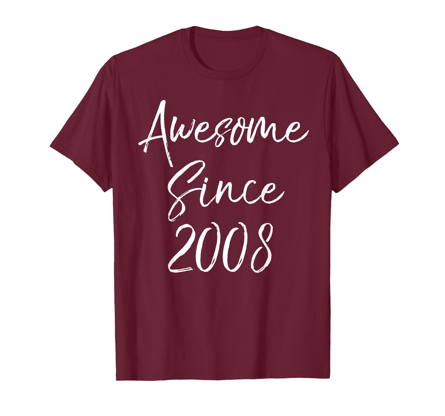 Awesome Since 2008 Shirt for Youth 10th Birthday Gift Girls T-Shirt