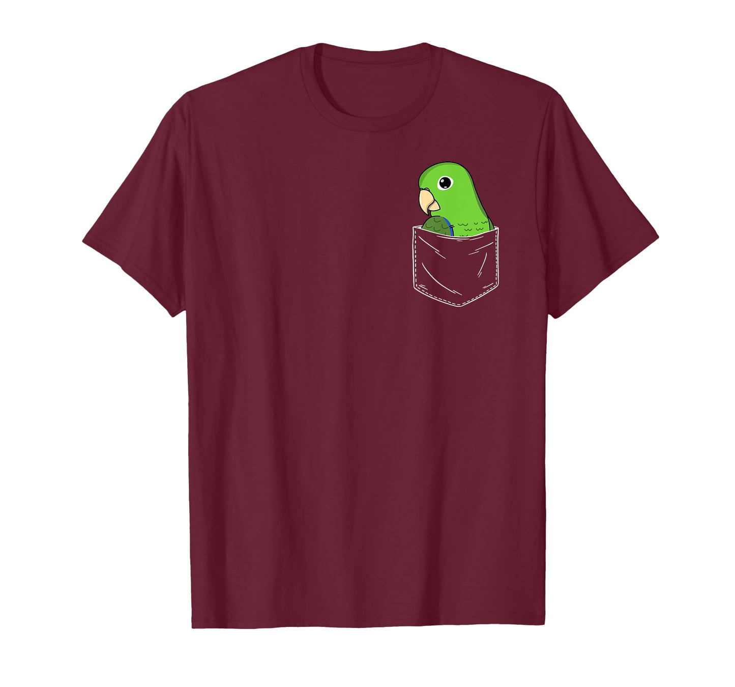 Cute Parrot In A Pocket I Green Parrotlet T-Shirt