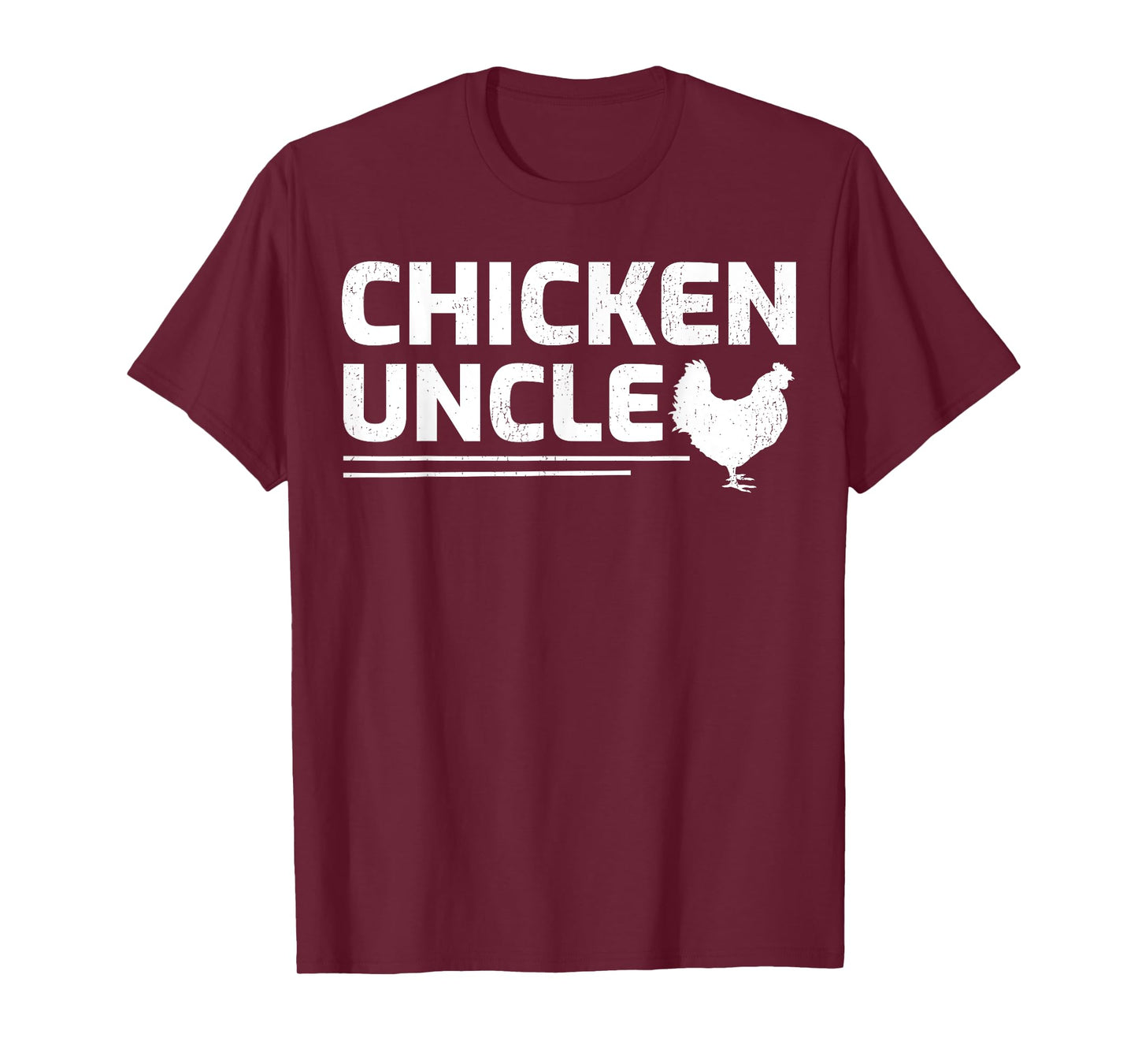 Chicken Farmer Retro Best Chicken Uncle Father's Day T-Shirt