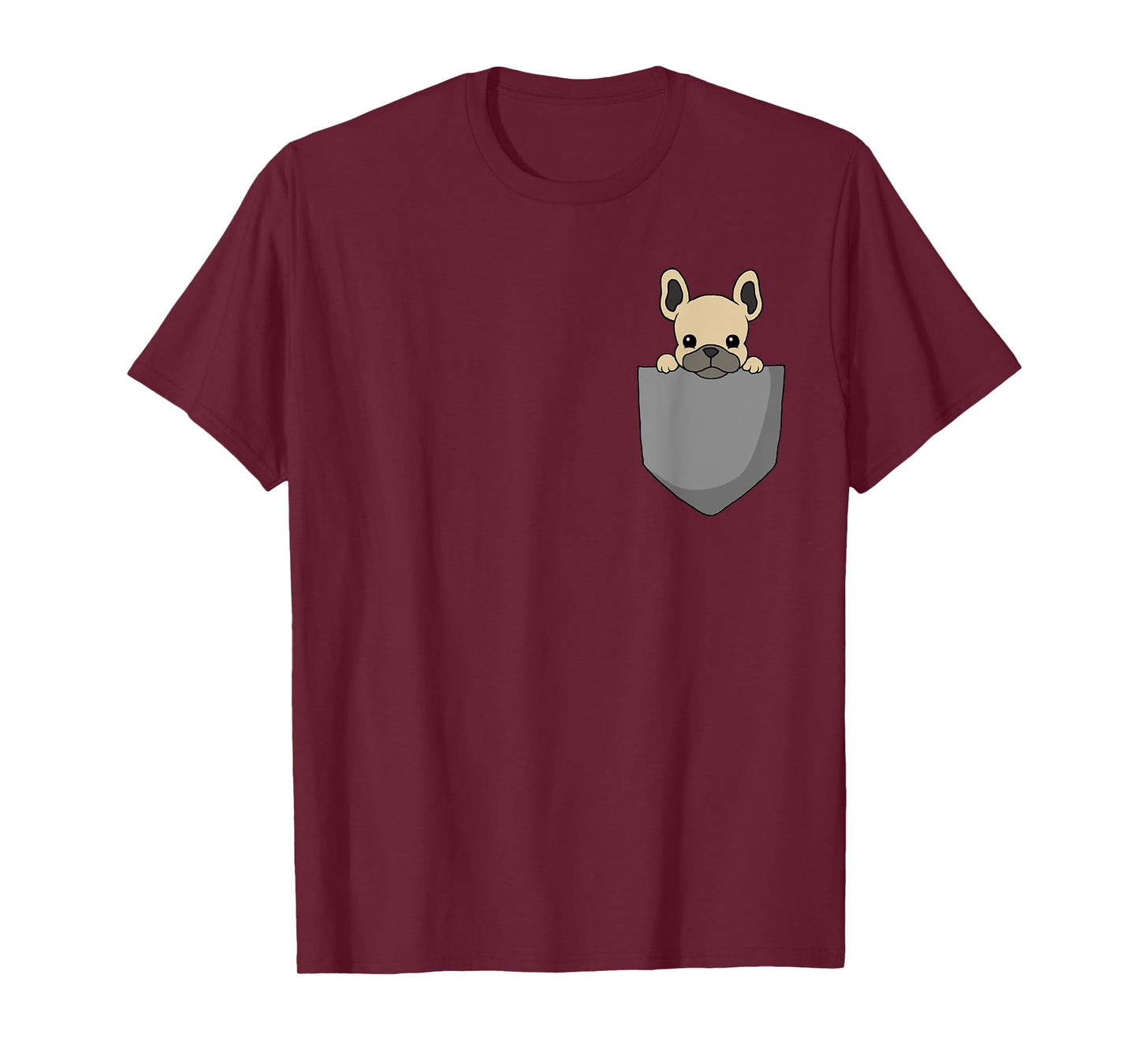 French Bulldog Pocket Funny French Bulldog T-Shirt