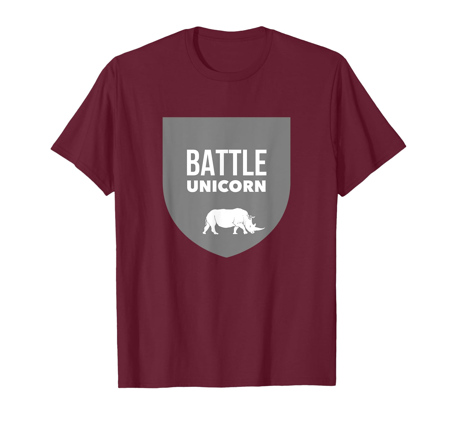 Battle Unicorn Funny Rhinoceros Rhino T-Shirt