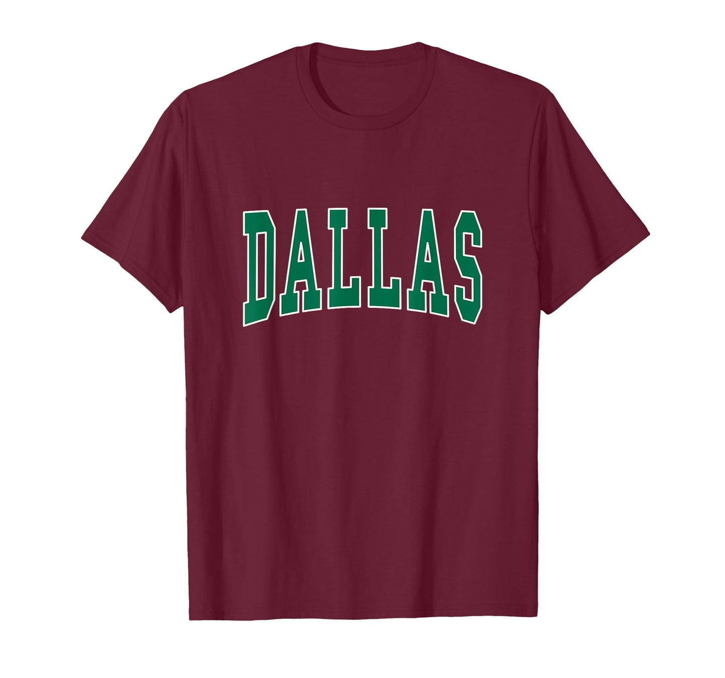 Graphic Apparel Co. - DALLAS Hometown Pride Throwback Design Classic T-Shirt - Black - Small - Unisex-Adult - Short Sleeve - T-Shirt
