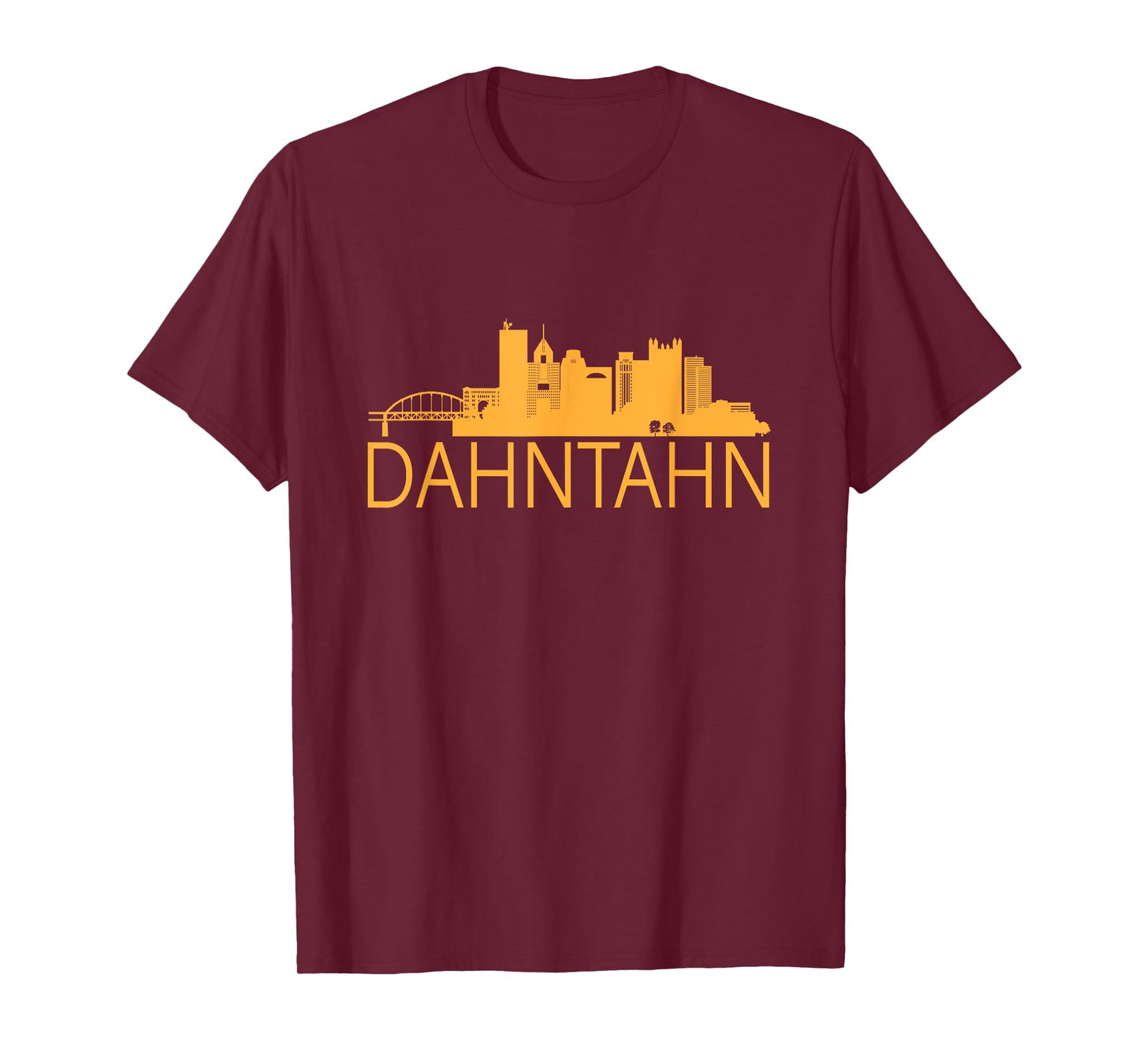 Pittsburghese Dahntahn Yinzer T shirt - Men Women Child T-Shirt