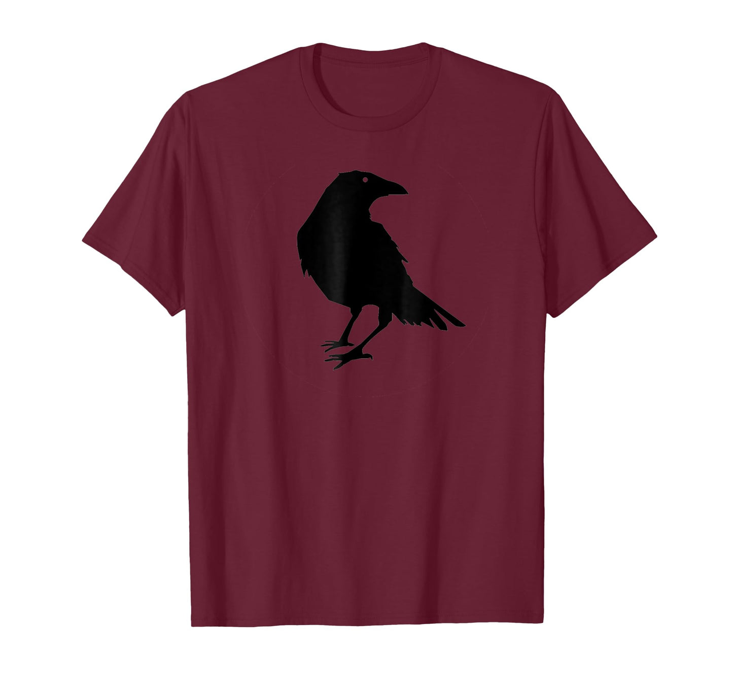 Beautiful Black Crow Raven Bird Silhouette T-Shirt