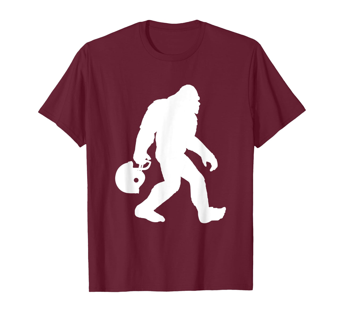 Funny Bigfoot Football Fan Gift for Sunday Football Lovers T-Shirt