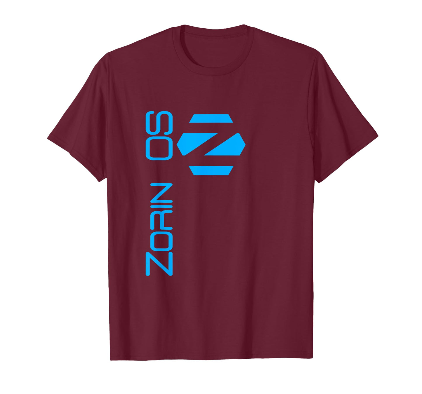 Linux Zorin OS tee with Tagline and Logo Open Source Os T-Shirt