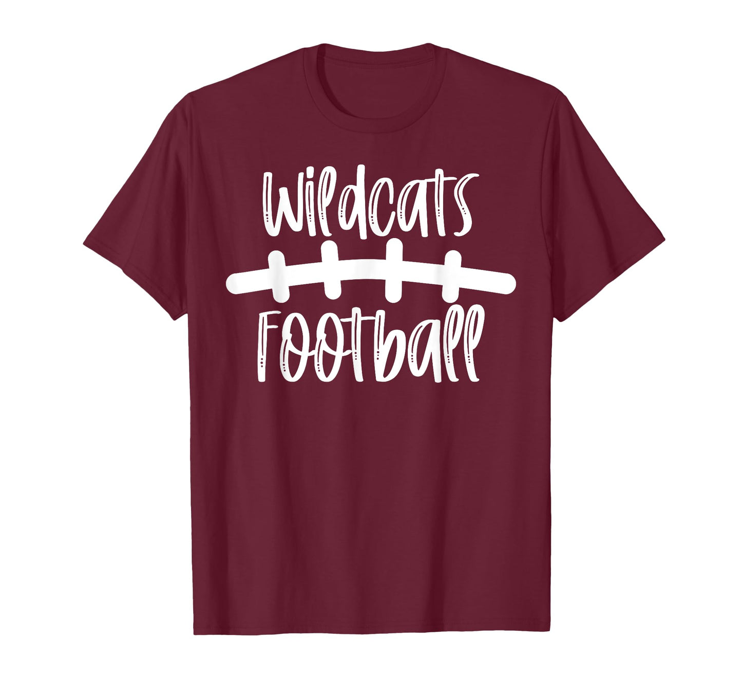 Wildcats Football School Spirit Team Mascot Game Night T-Shirt