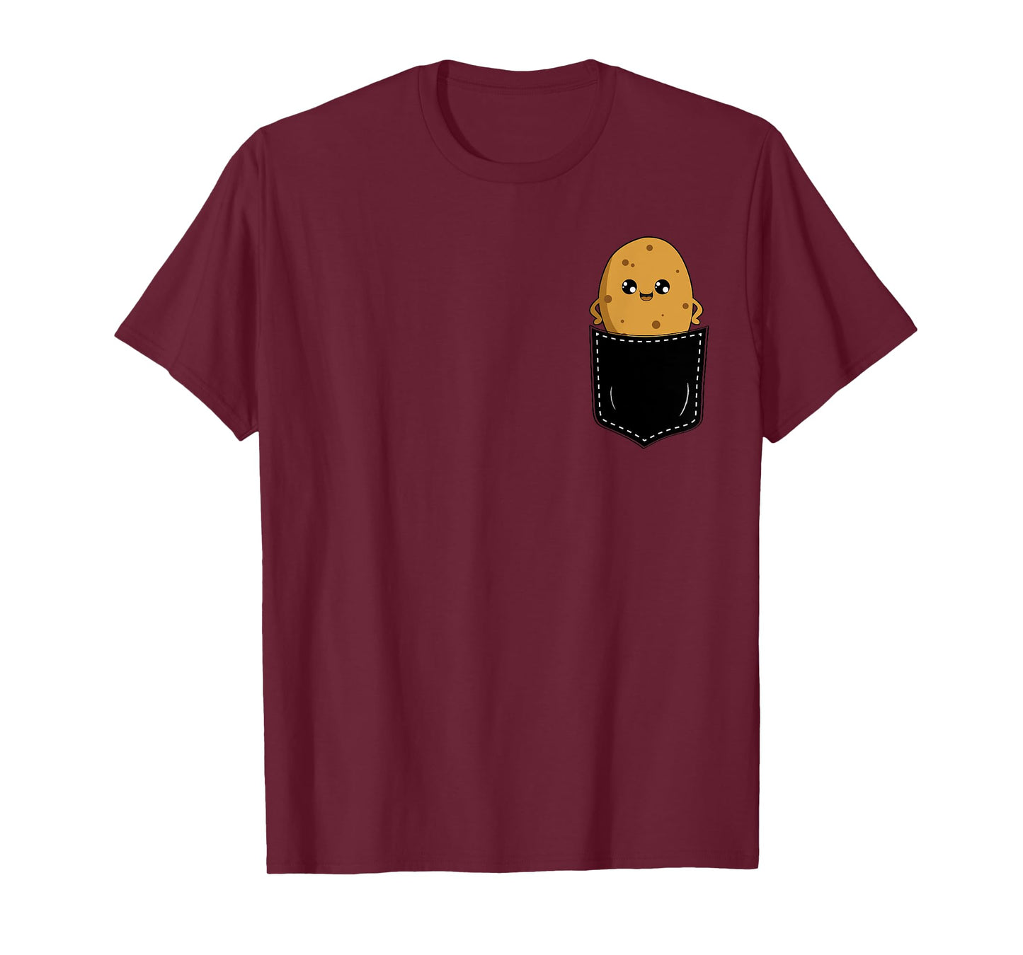 Potato In The Pocket Funny Potato Lover Cute Pocket Potato T-Shirt