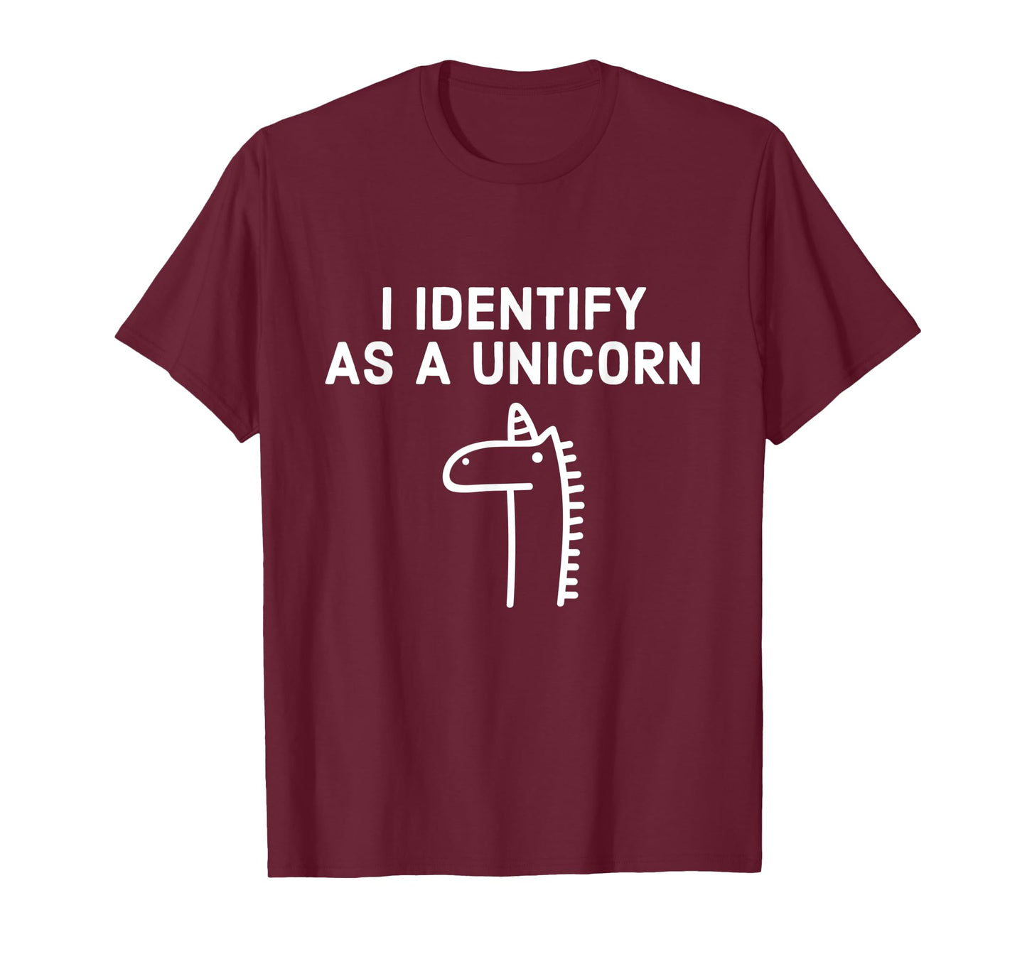 I Identify As A Unicorn - Halloween T-Shirt