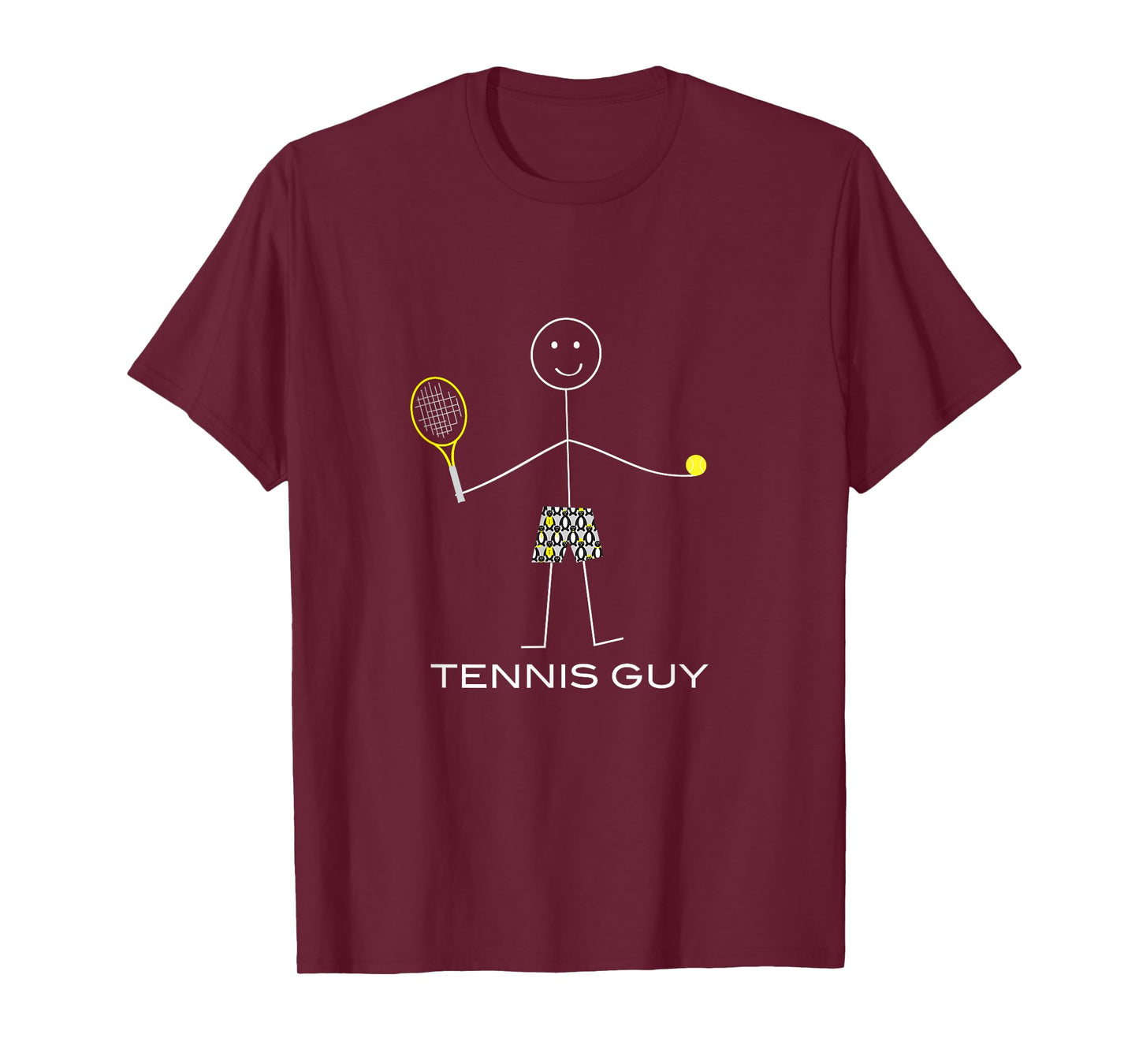 Funny Tennis Design for Men, Boy Tennis Player T-Shirt