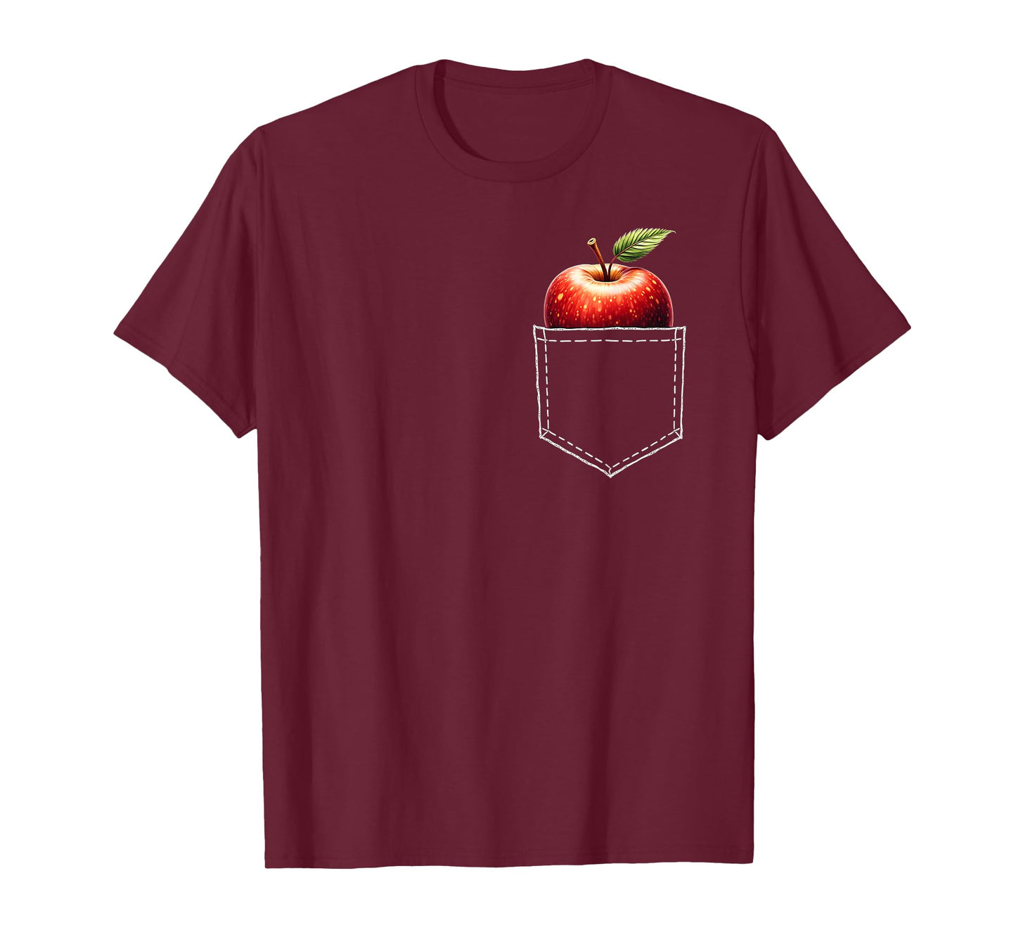 Cute Apple In The Pocket T-Shirt