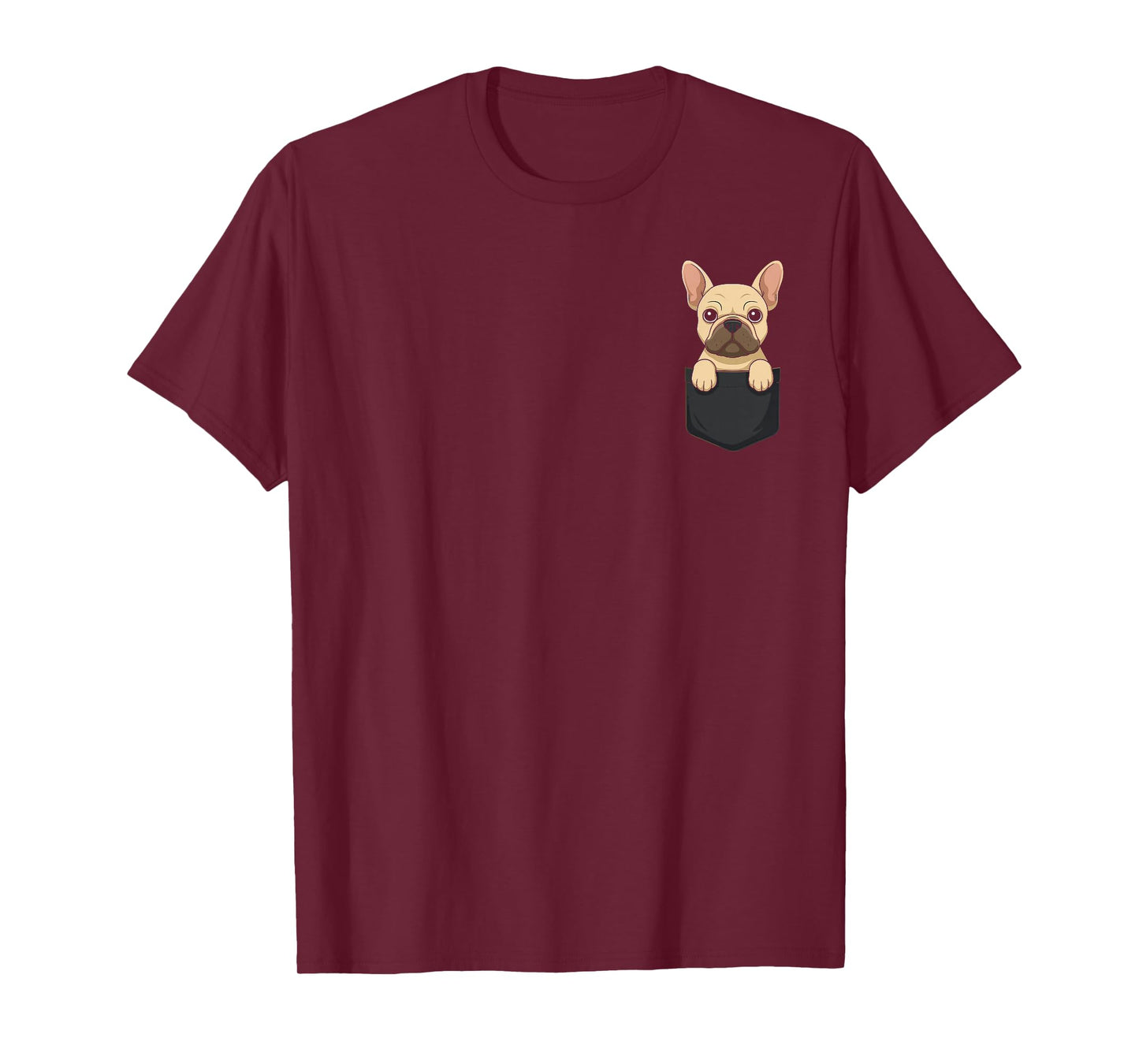 Cute Pocket French Bulldog Funny Dog Lover T-Shirt