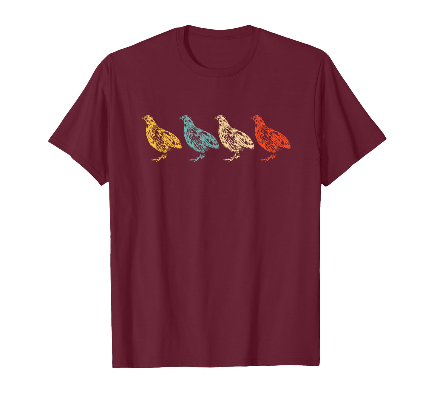 Vintage Quail Bird 60s 70s Quail T-Shirt