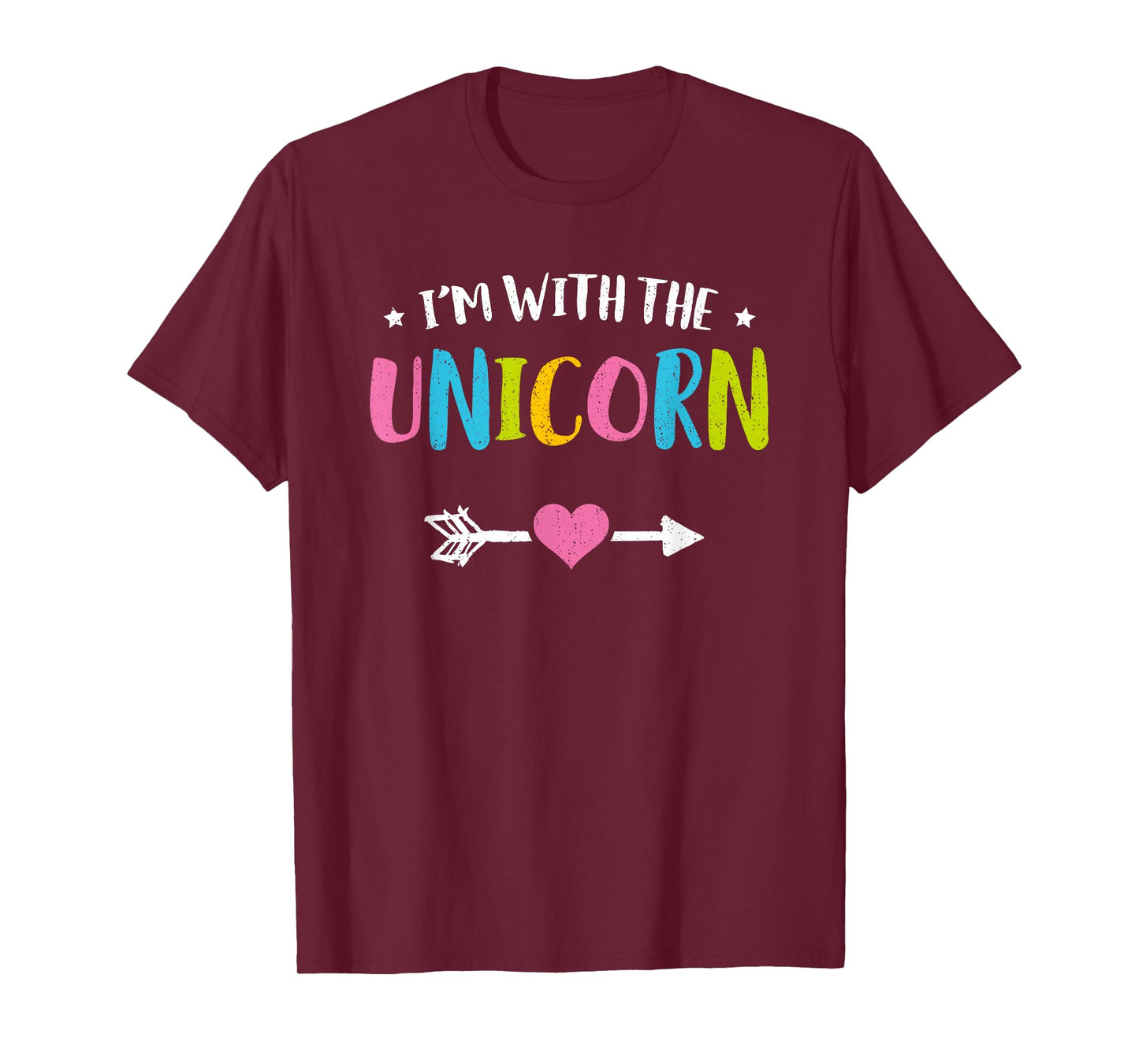 I'm With The Unicorn Cute Funny Couple Halloween Costume T-Shirt