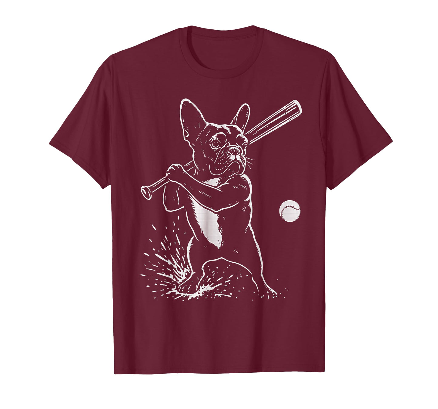 French Bulldog Baseball Sports Dog Lover T-Shirt