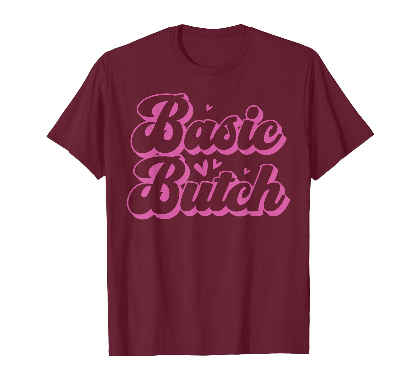 Basic Butch Playful Lesbian Pride Statement T-Shirt