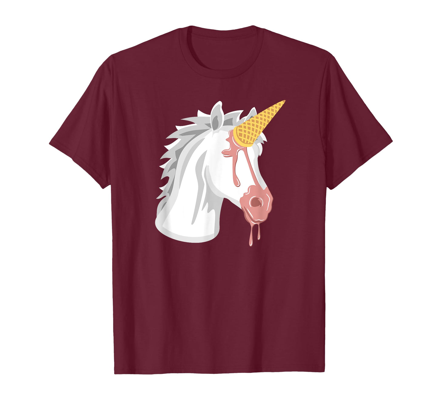 Ice Cream Cone Funny Unicorn Clothing Women Girls T-Shirt