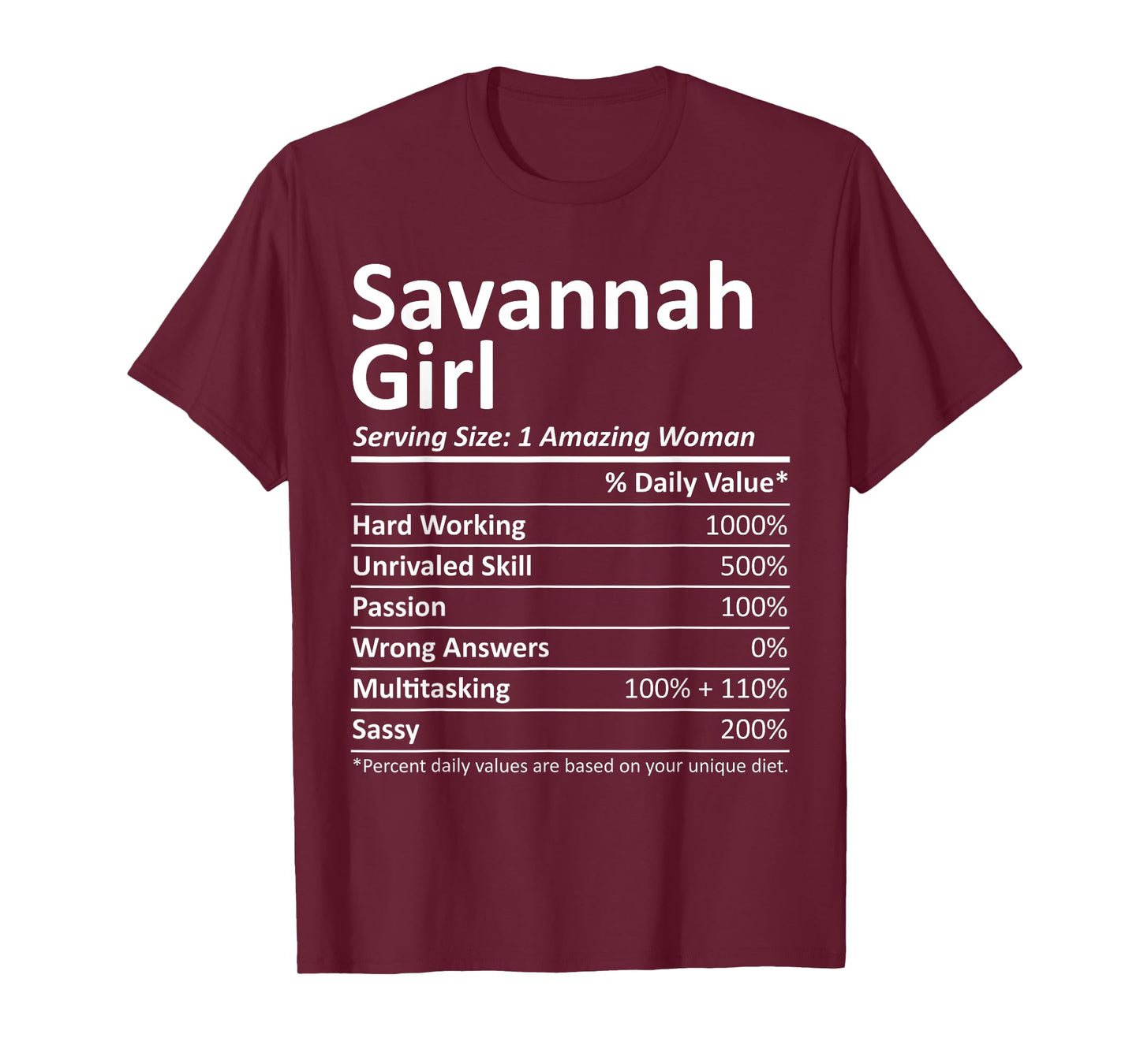 SAVANNAH GIRL GA GEORGIA Funny City Home Roots USA Gift T-Shirt