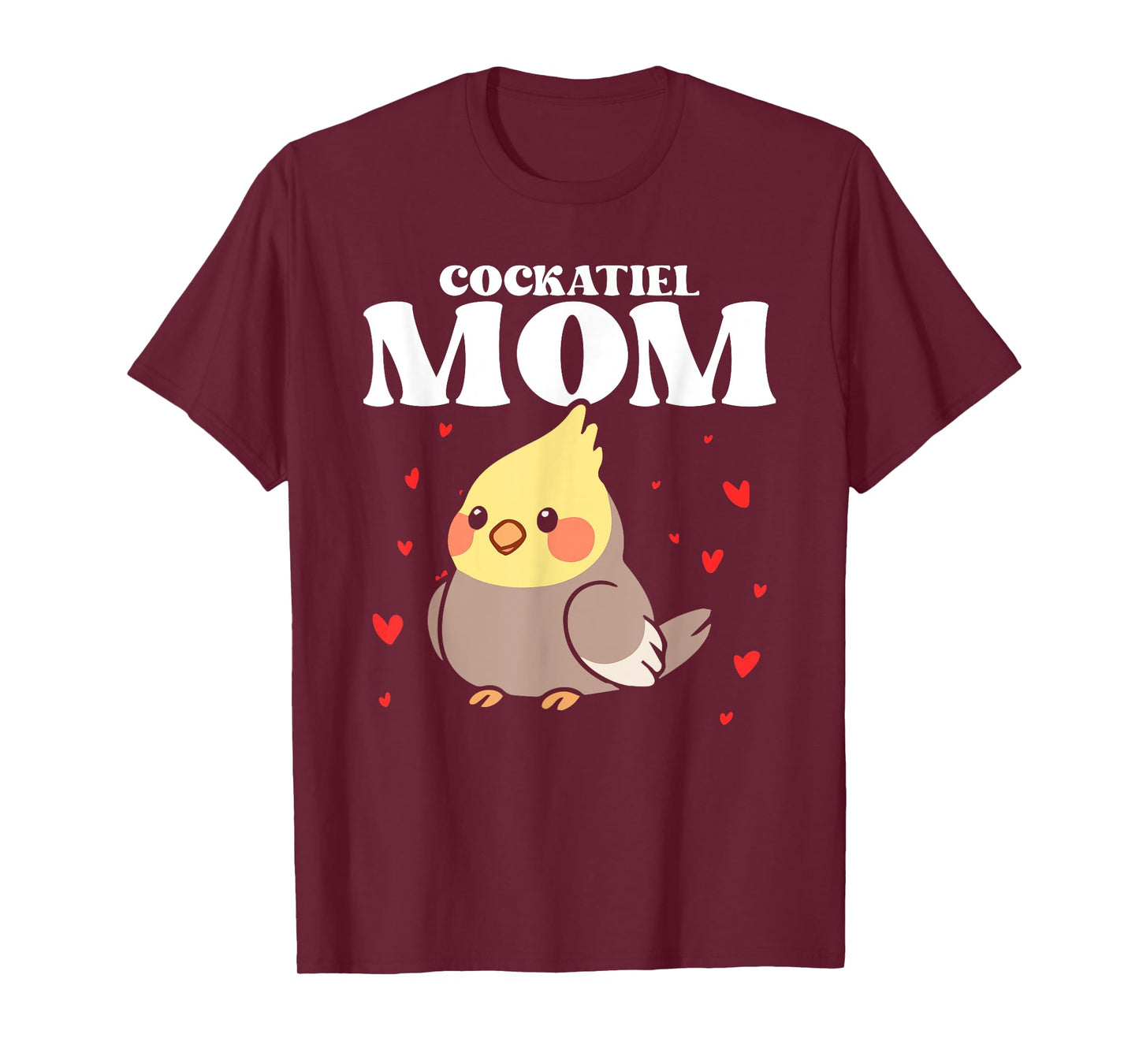 Cockatiel Mom Mother Bird Lover Ornithology Mother's Day T-Shirt