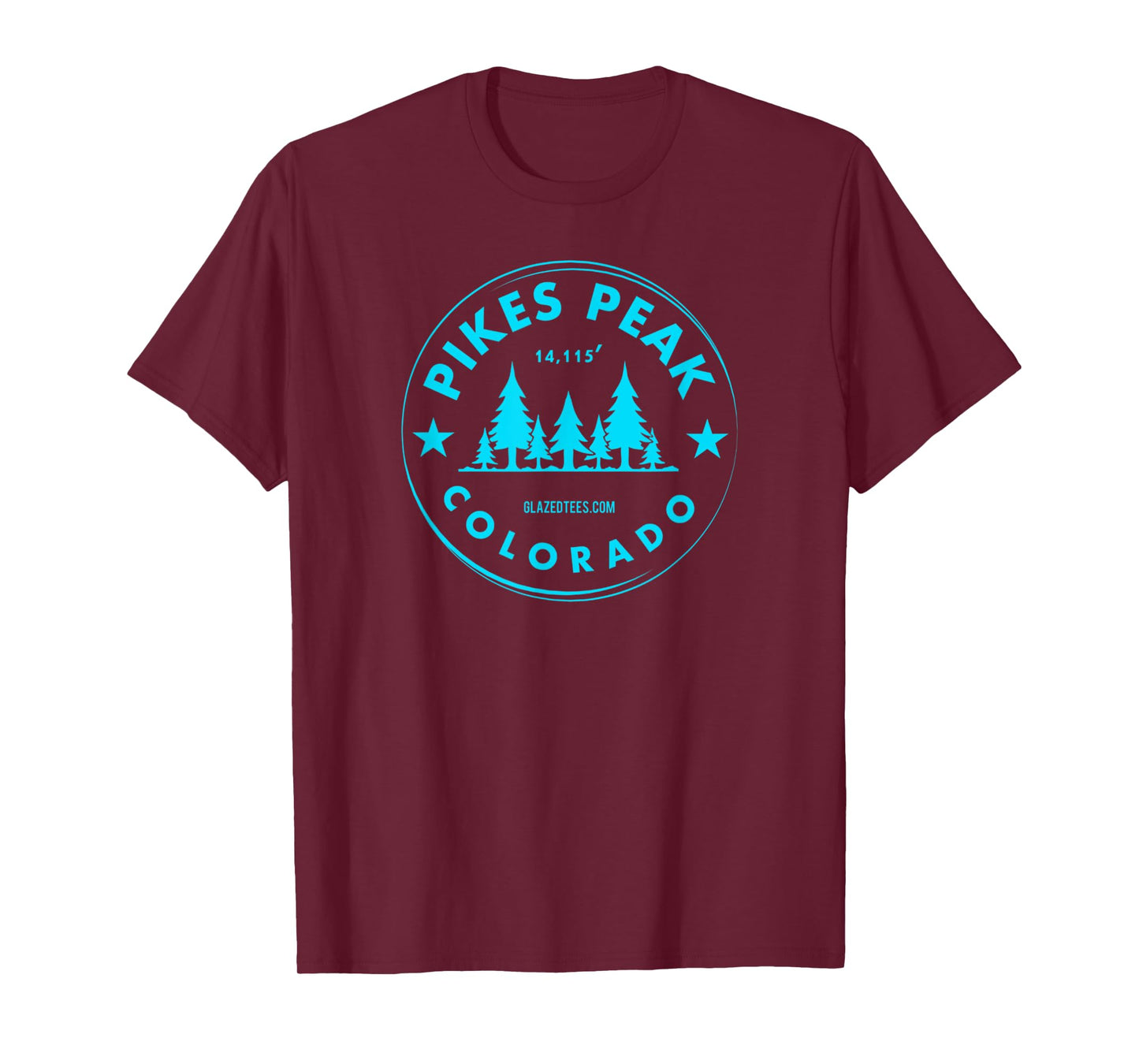 Pikes Peak Colorado – Mountain Forest CO Bluebird Day T-Shirt