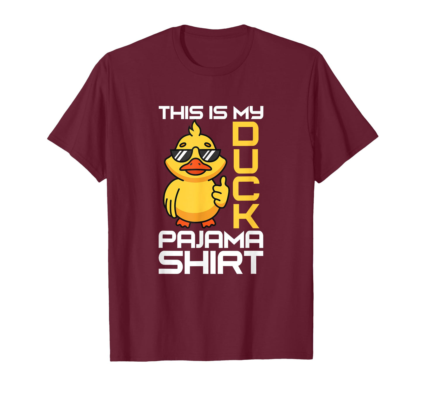 This Is My Duck Pajama Rubber Ducks Slumber Pajamas Party T-Shirt