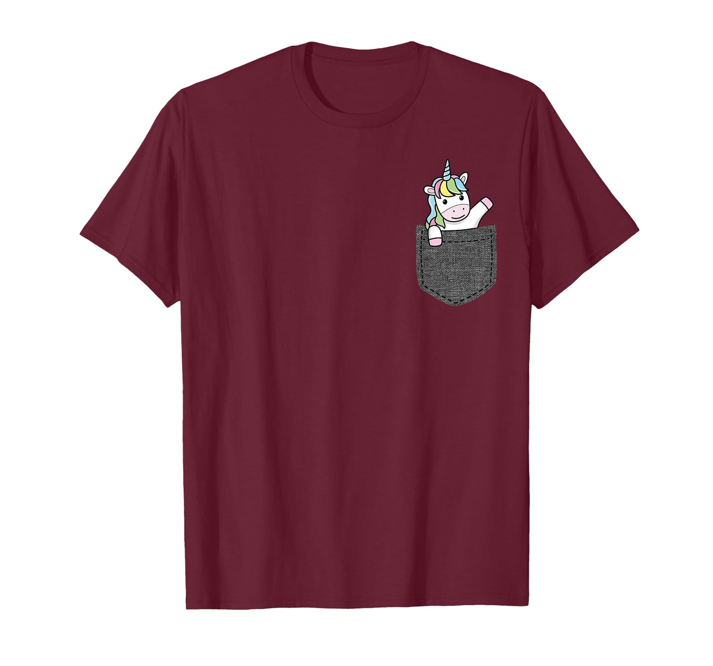 Unicorn in Pocket T-Shirt