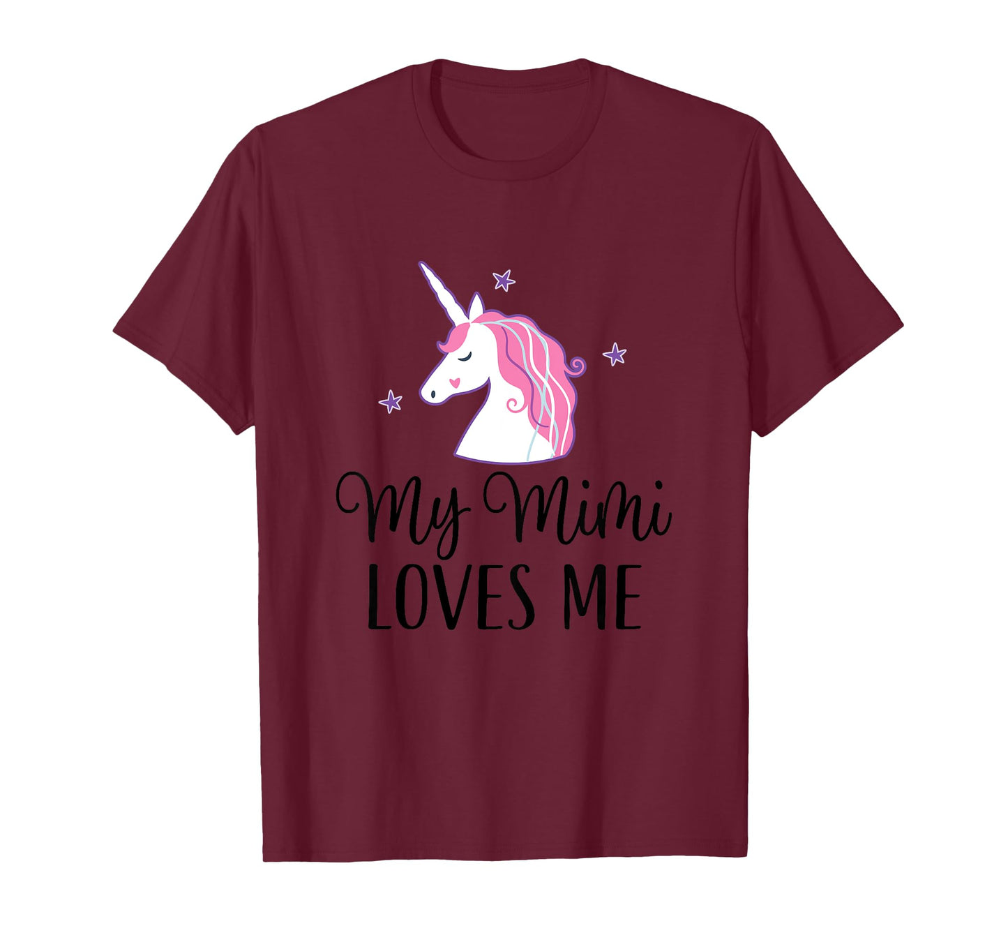 My Mimi Loves Me Girl Unicorn Granddaughter T-Shirt