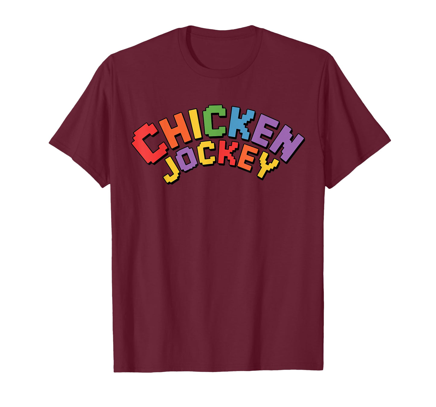 Jock Chicken Shirt Funny Meme Chicken Jockey T-Shirt
