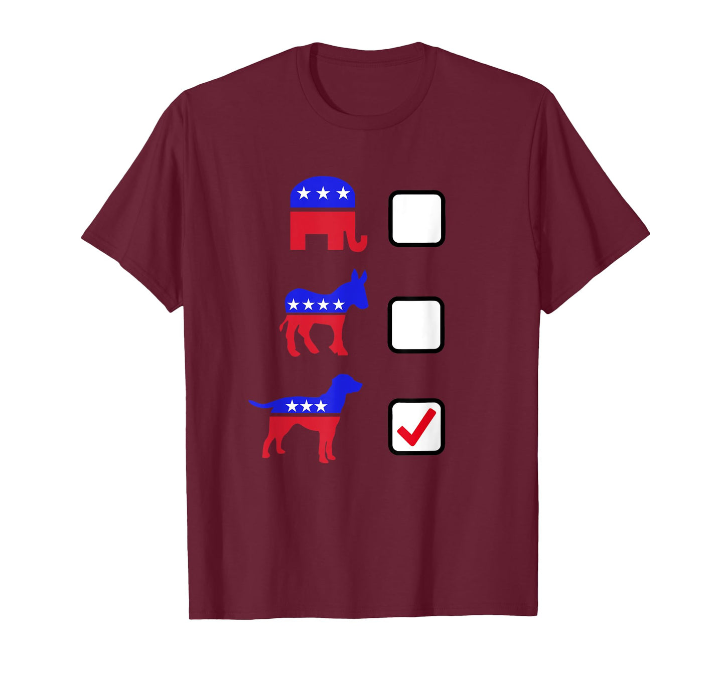 Vote Dog Election 2016 Political Parody Dog Lover T-Shirt T-Shirt for Men Women Girls Kids
