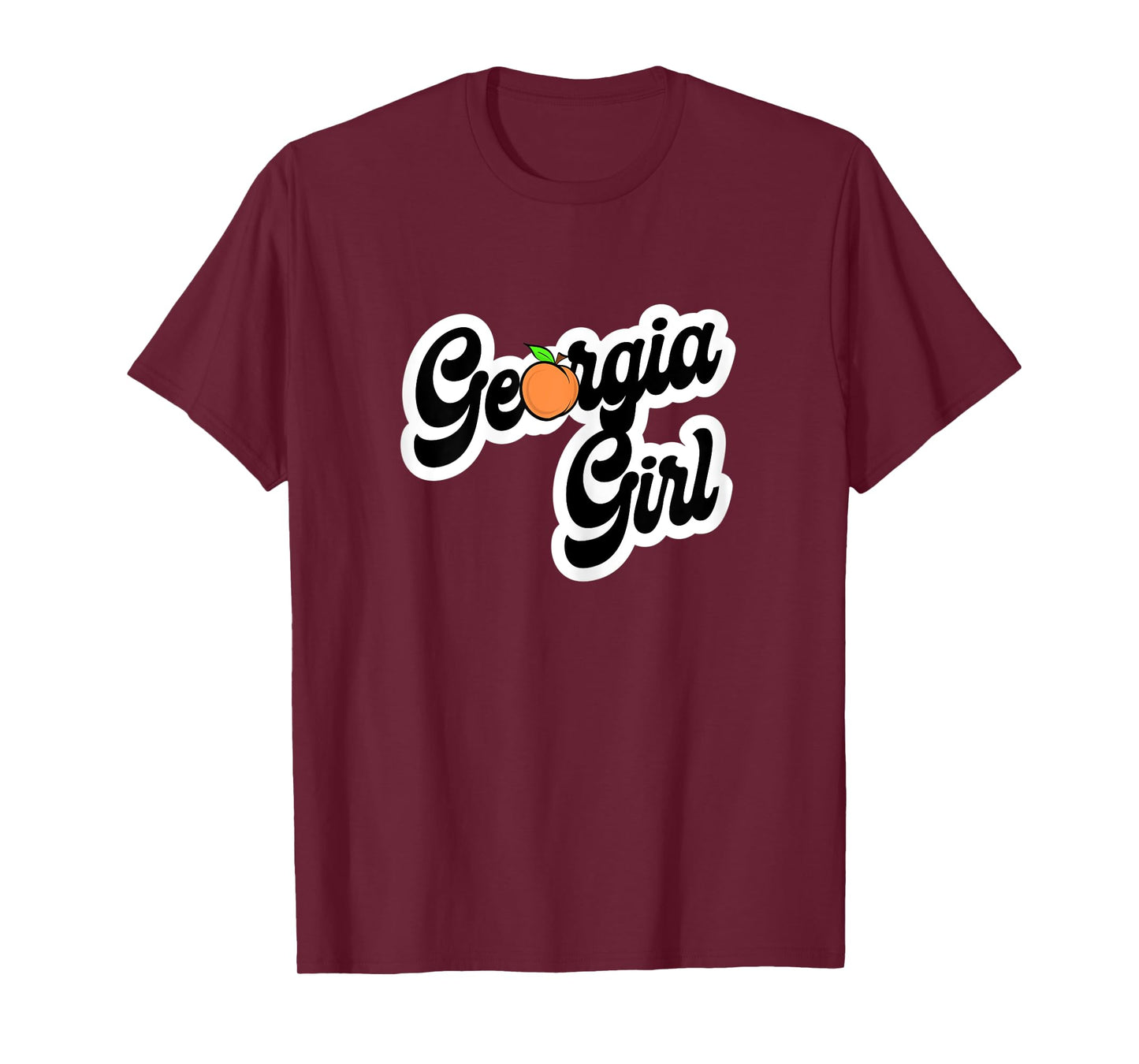 Womens Georgia Girl product vintage Peach T-Shirt