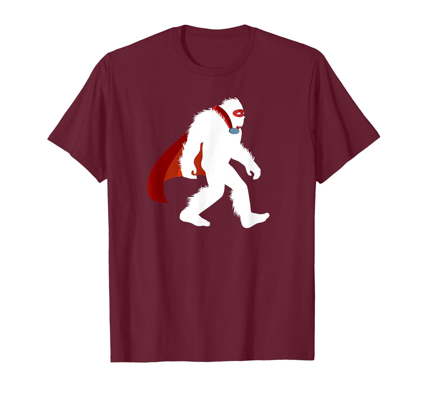 Fun Bigfoot Superhero Vigilantism Cryptid Sasquatch Crusader T-Shirt