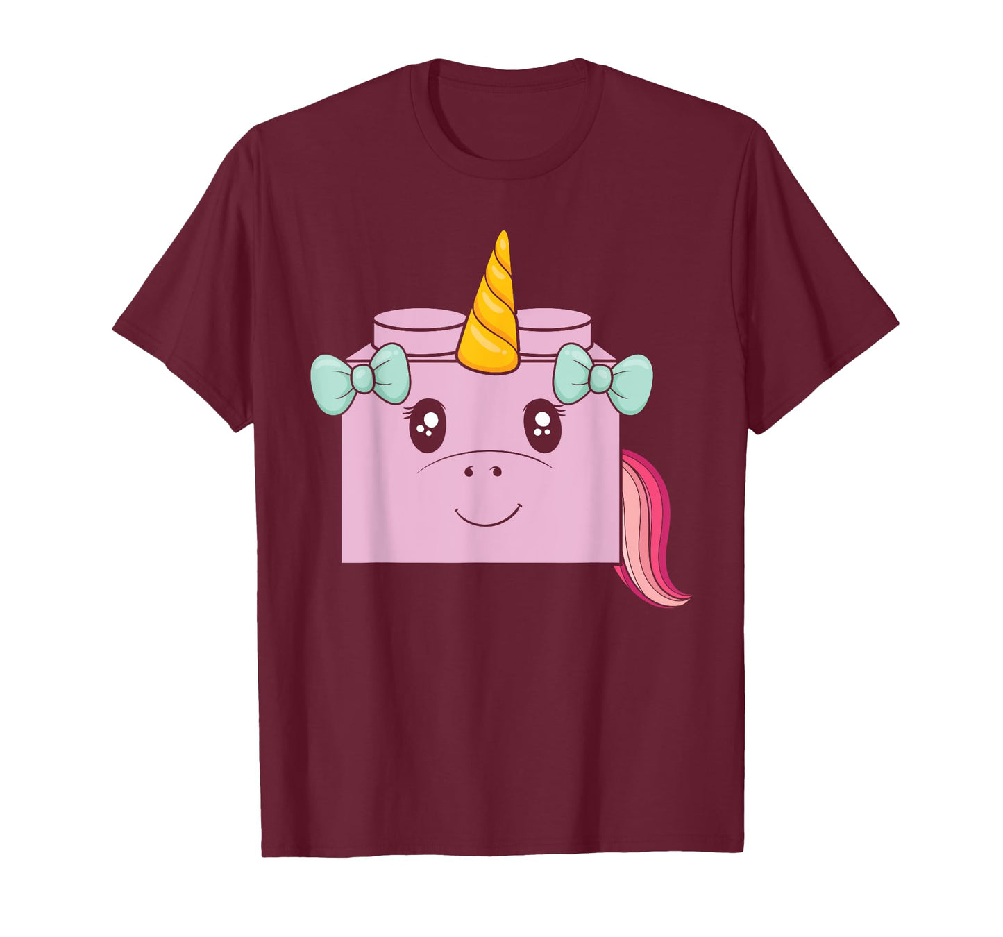 Unicorn Lover Master Builder Bricks Building Blocks T-Shirt