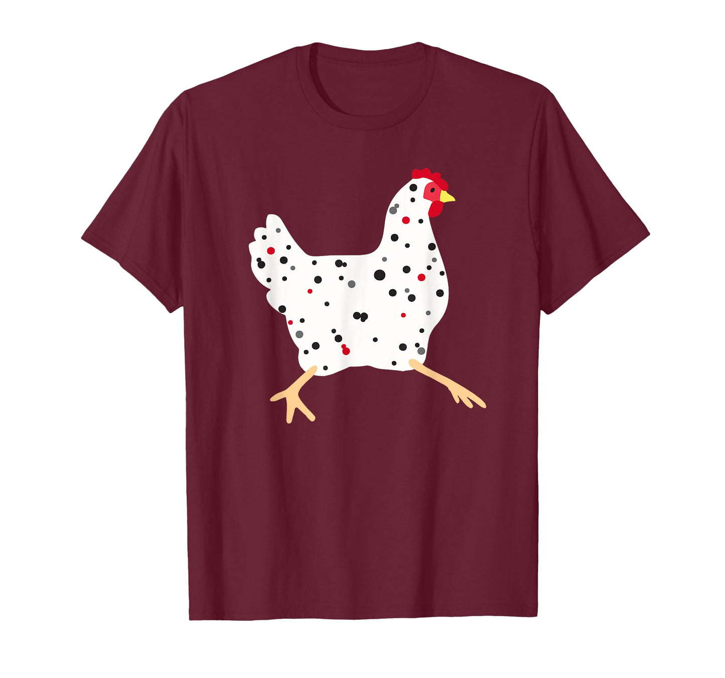 Chicken Hen Cute Polka Dot Chicken T-Shirt