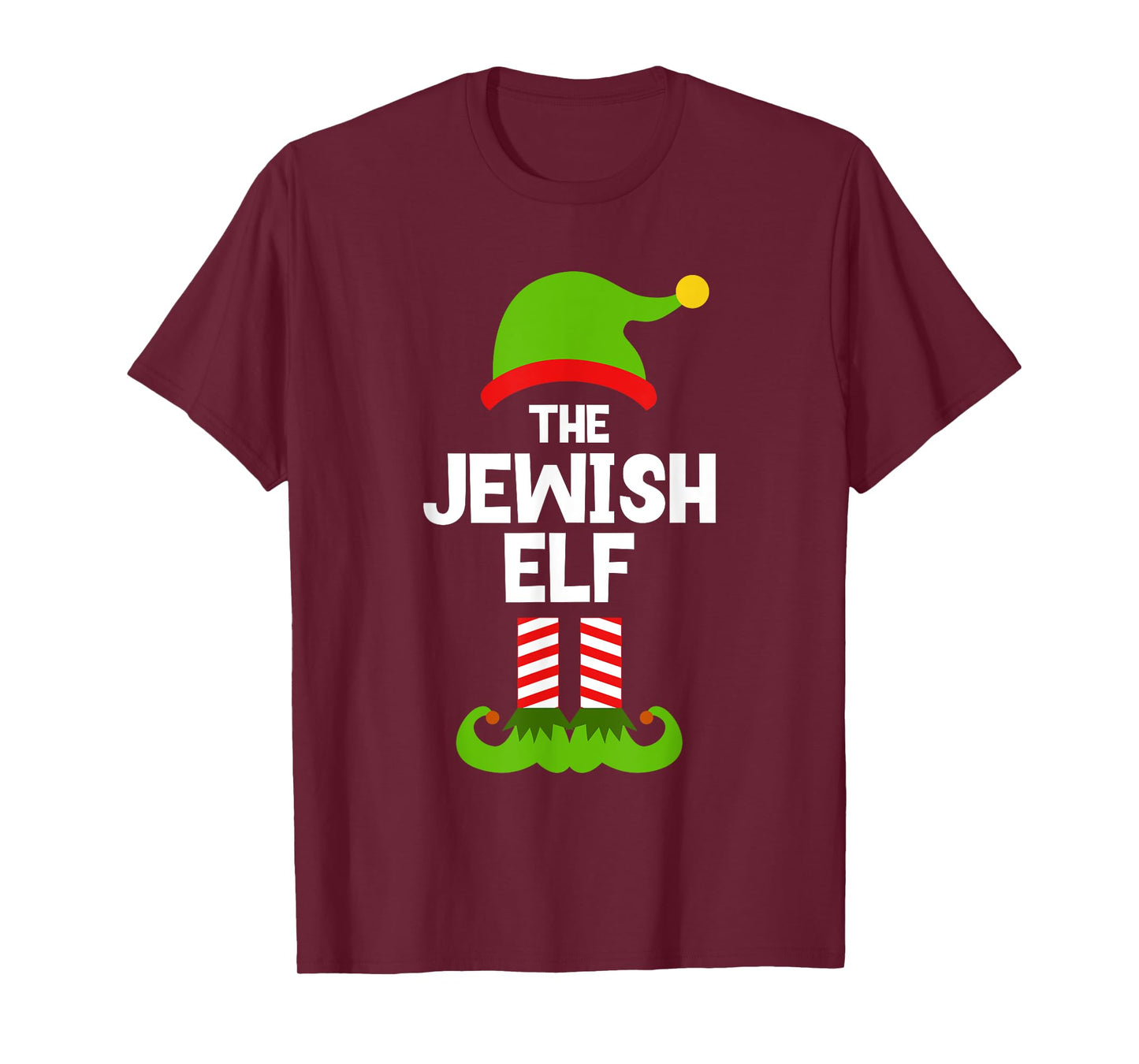 Funny The Jewish Elf Christmas Family Party Pajama Jew T-Shirt