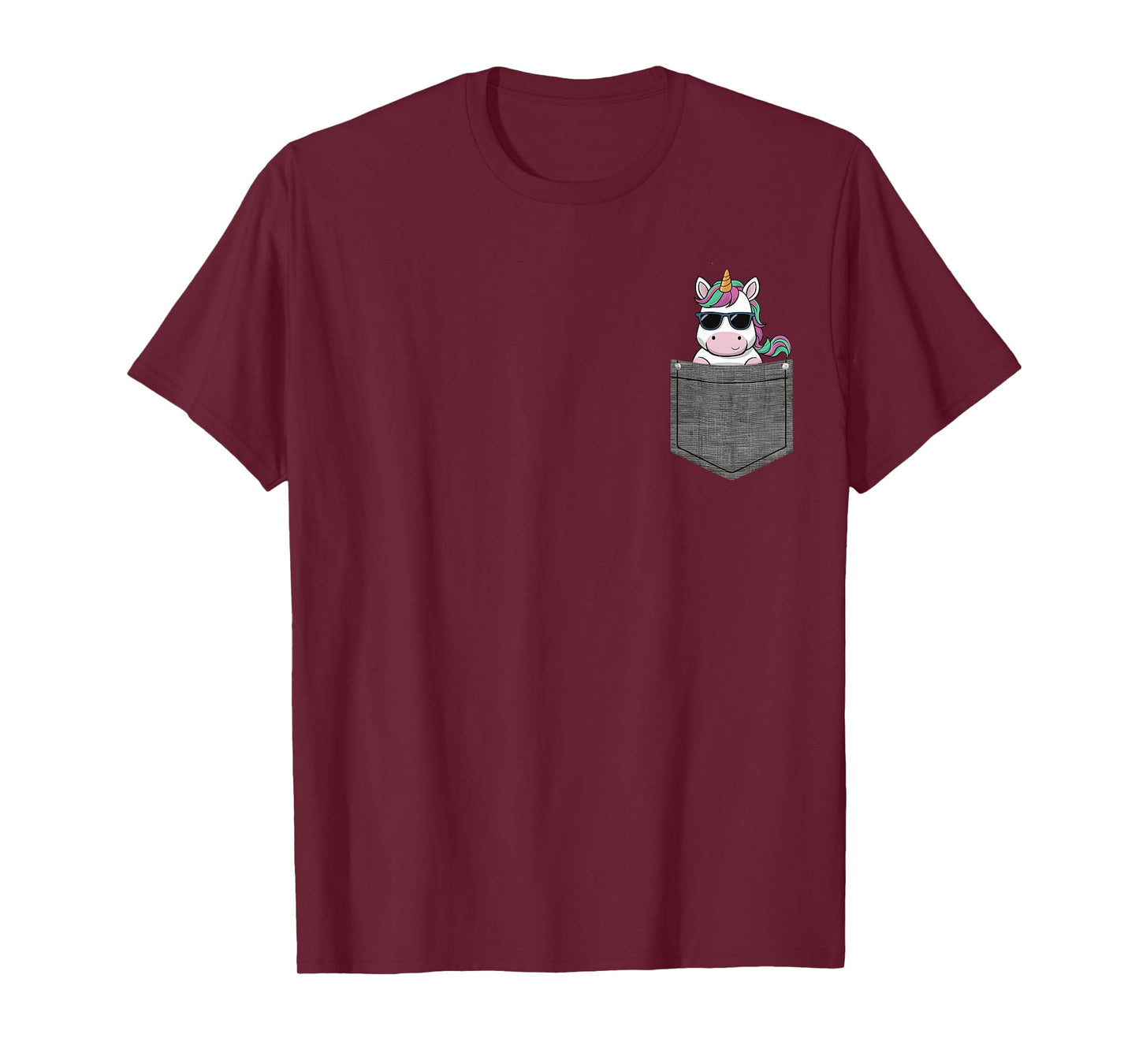 Unicorn in Pocket T-Shirt
