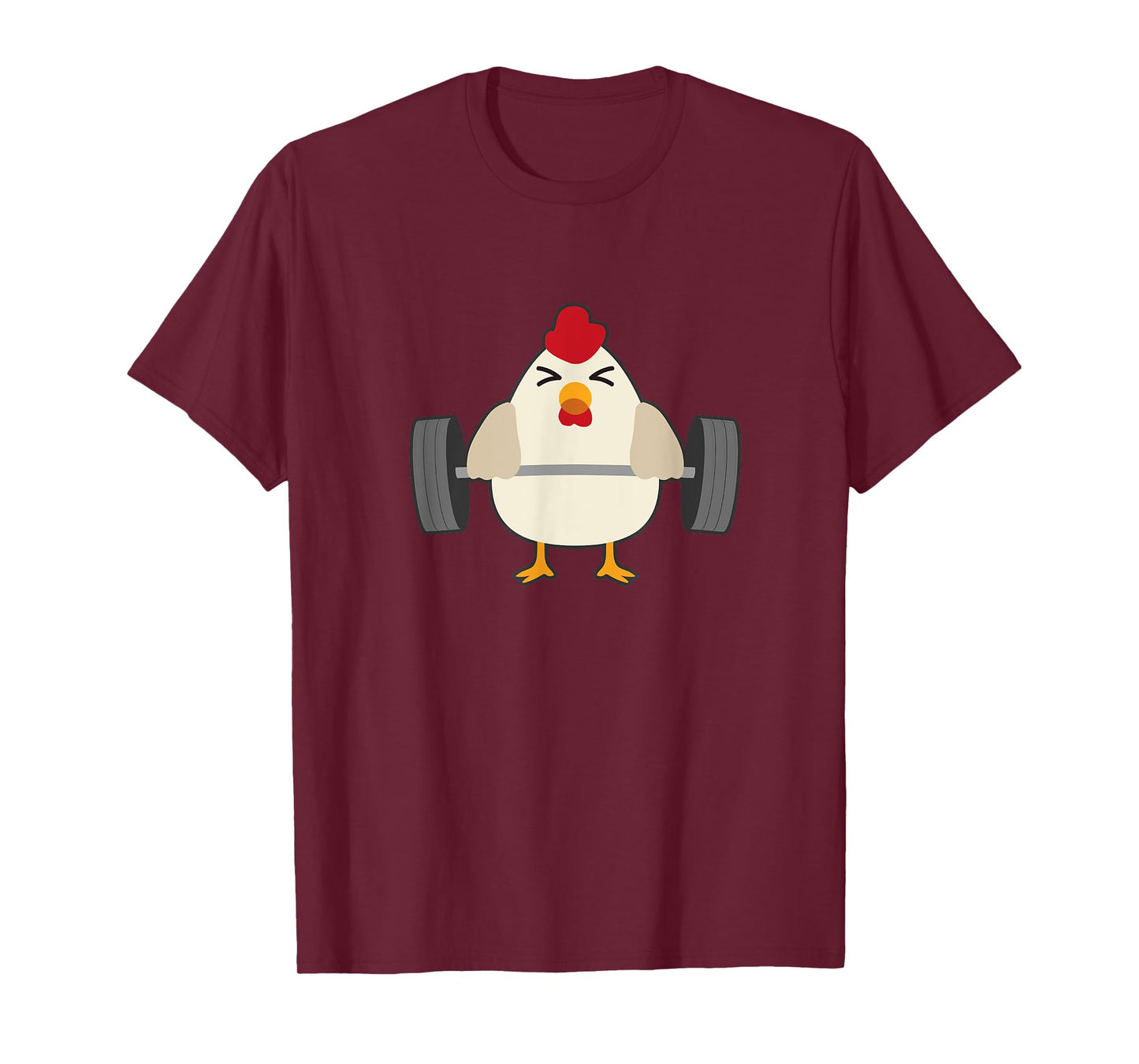 Chicken Power Deadlift - Funny Weightlifter T-Shirt