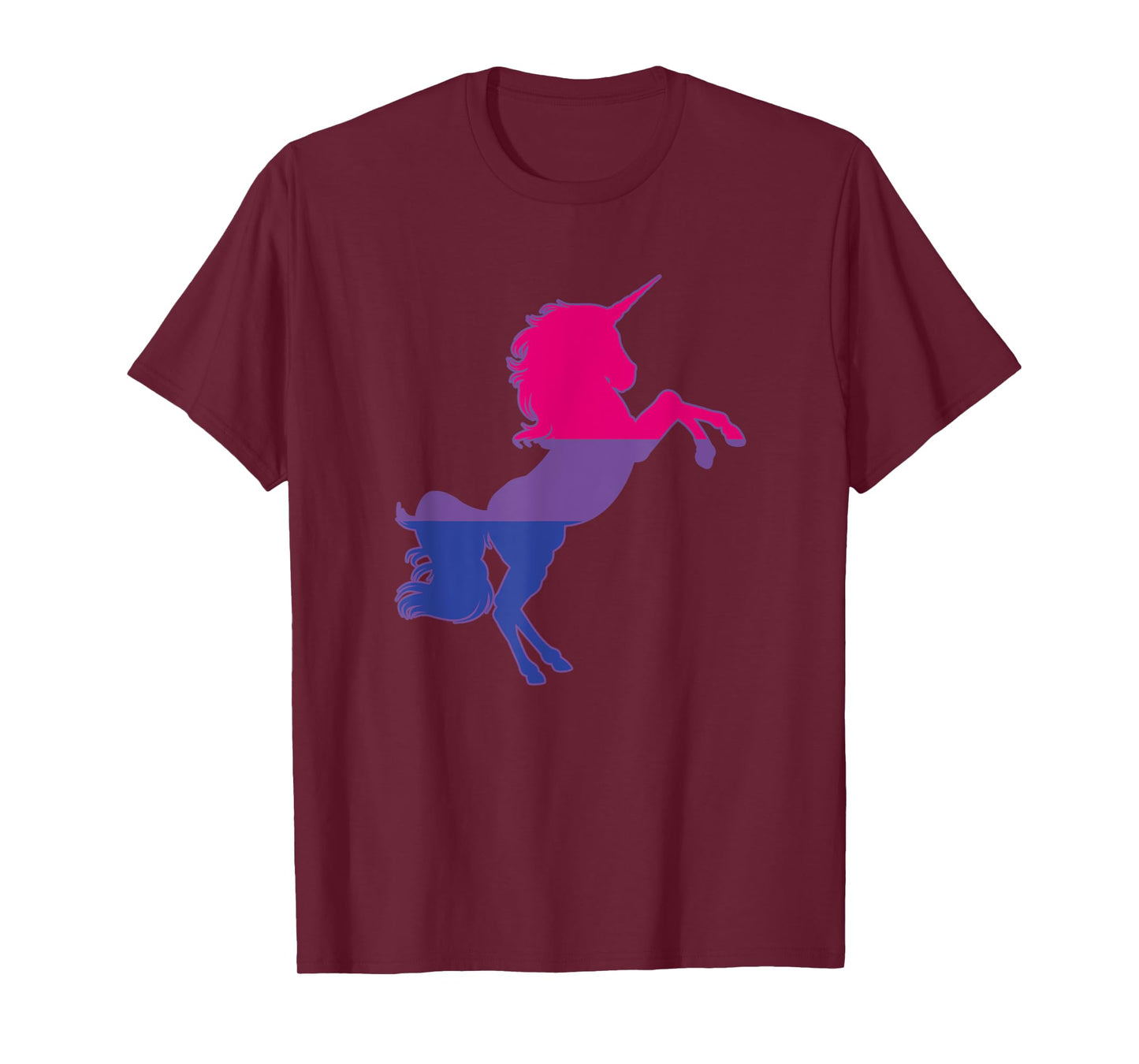 Bisexual Unicorn Pride Flag Shirt Gift Bi Women Men and Kids T-Shirt