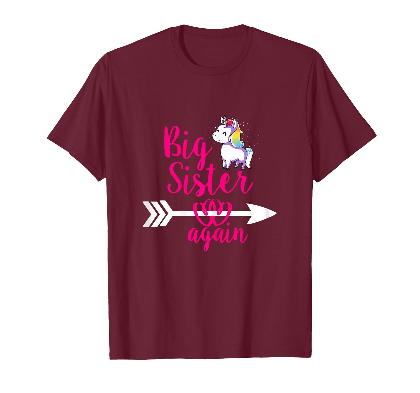 Big Sister again Sibling Older Daughter T-Shirt