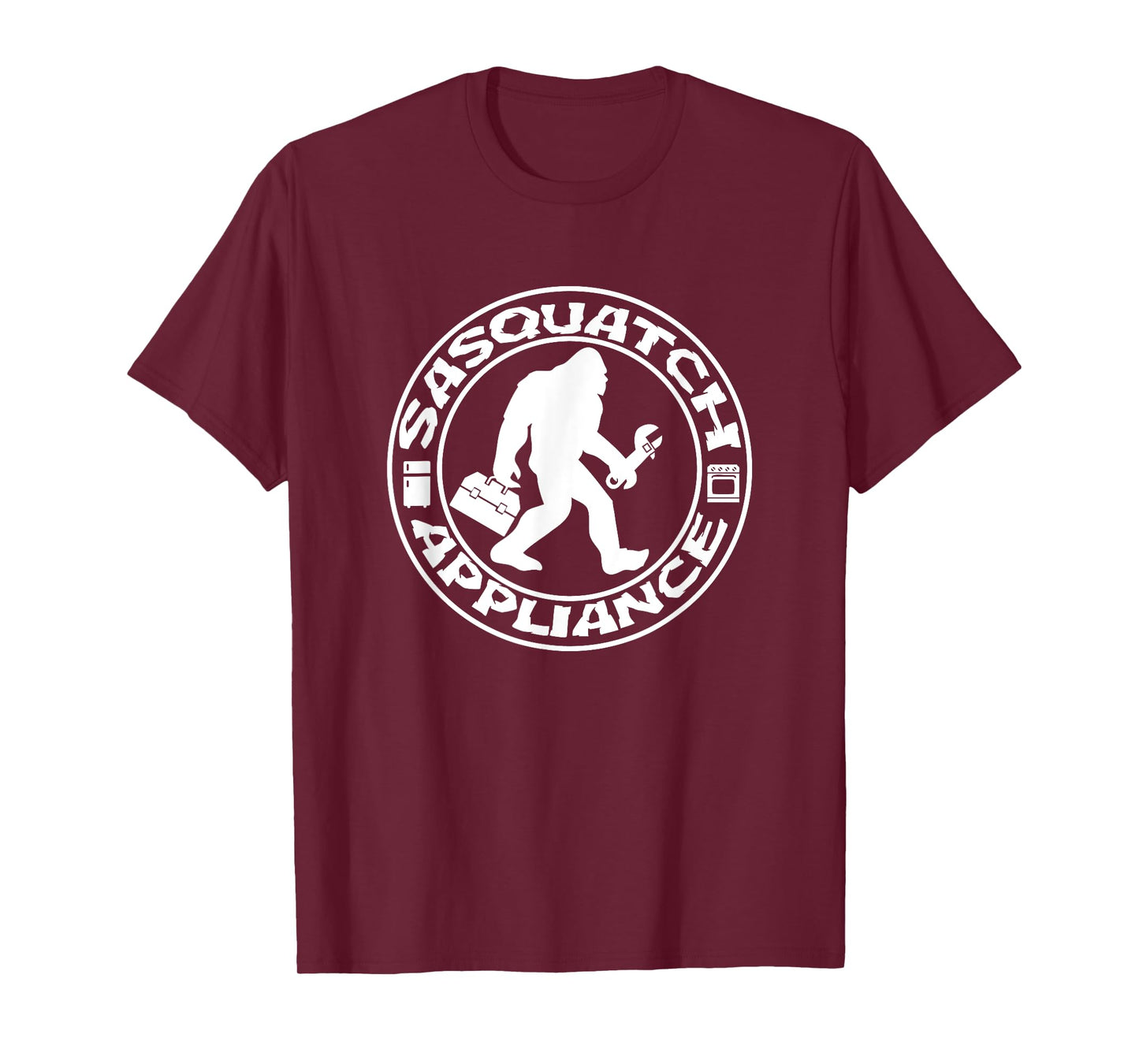 Funny Yeti Sasquatch Bigfoot Appliance Repair Shirt
