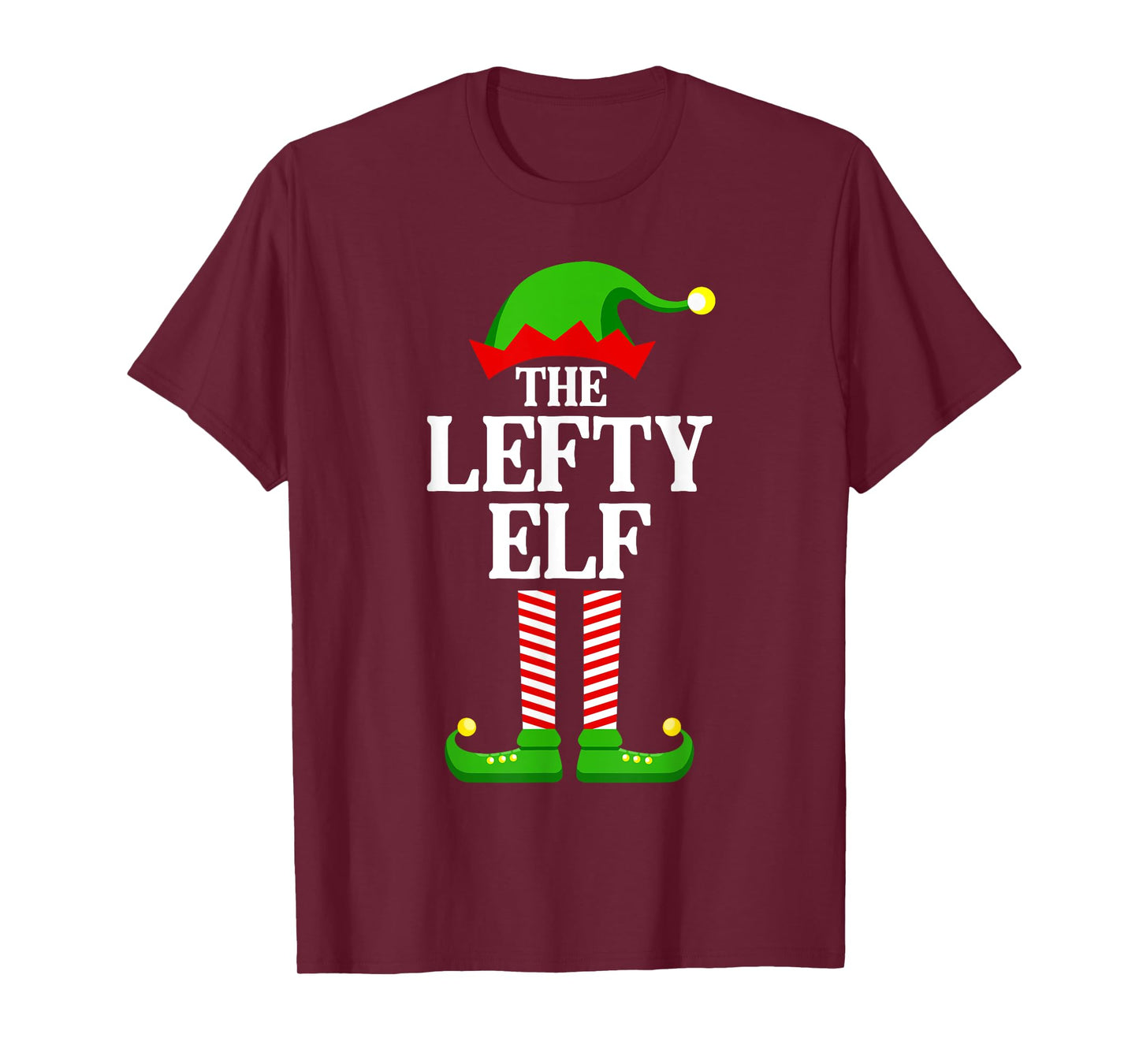 Lefty Elf Family Matching Group Funny Christmas T-Shirt