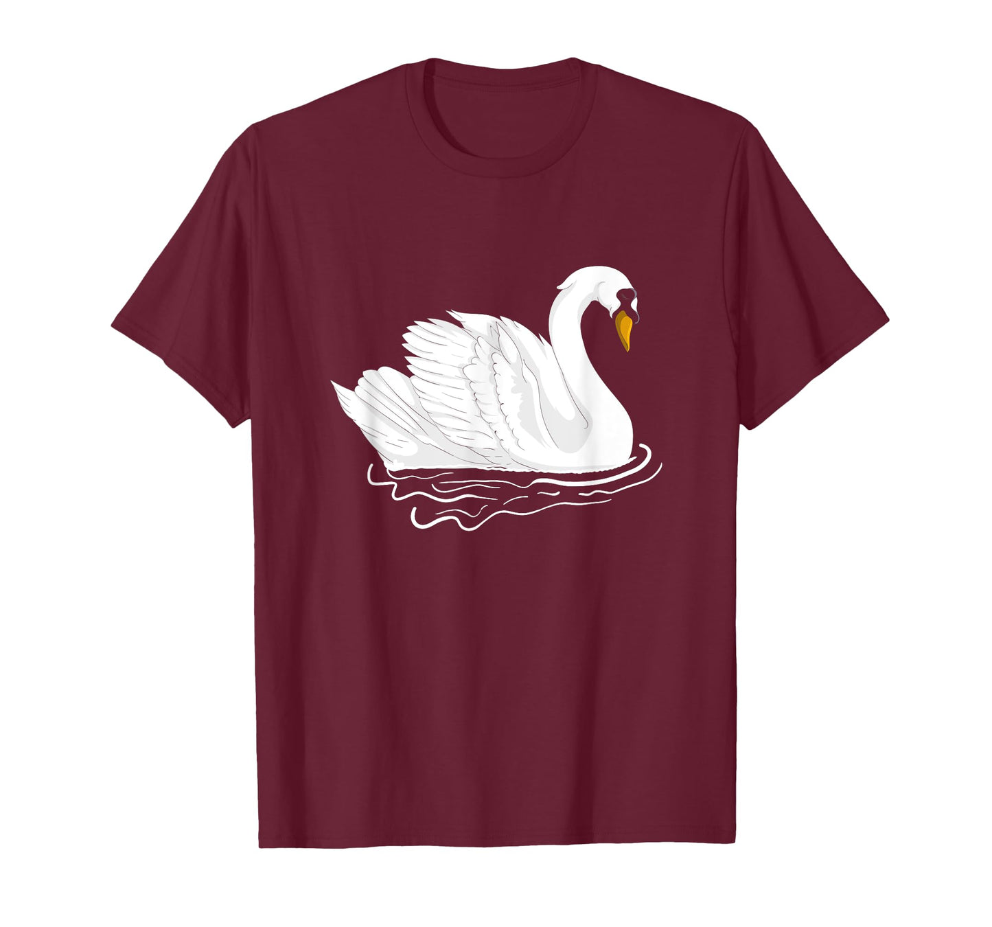 Cute Animal Lover Gift Pretty Bird Lake Beautiful Swan T-Shirt