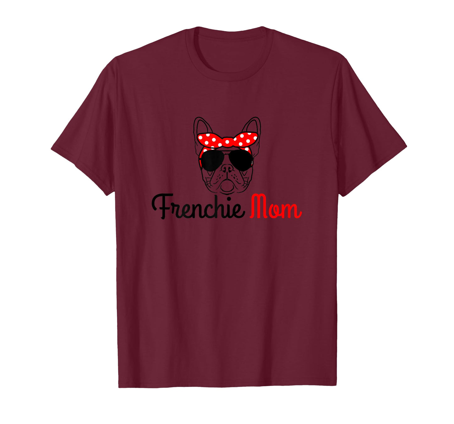 Frenchie Mom Vintage Funny Dog French Bulldog Women Kids T-Shirt